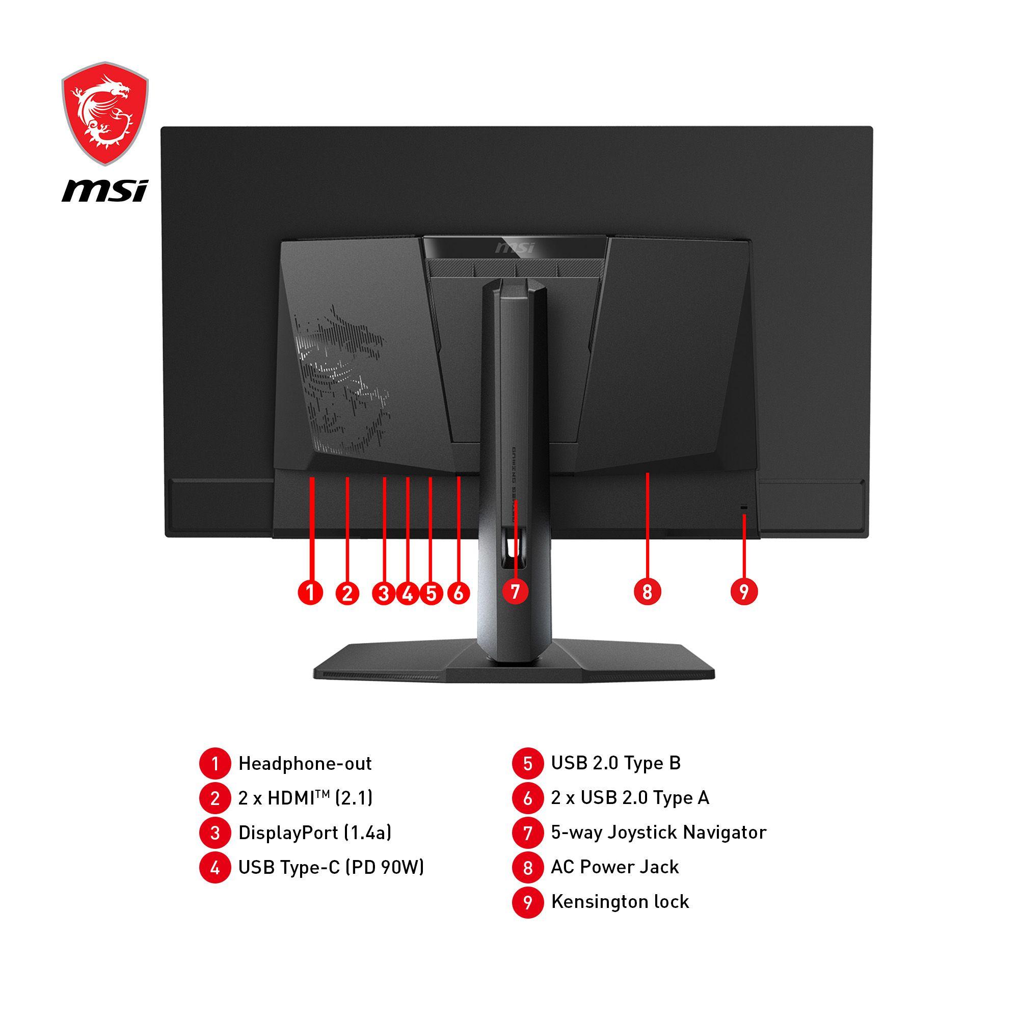 Monitor MSI MPG 321URXDE QD-OLED (31,5" - QD-OLED - 240 Hz - Preto) — miniatura 14