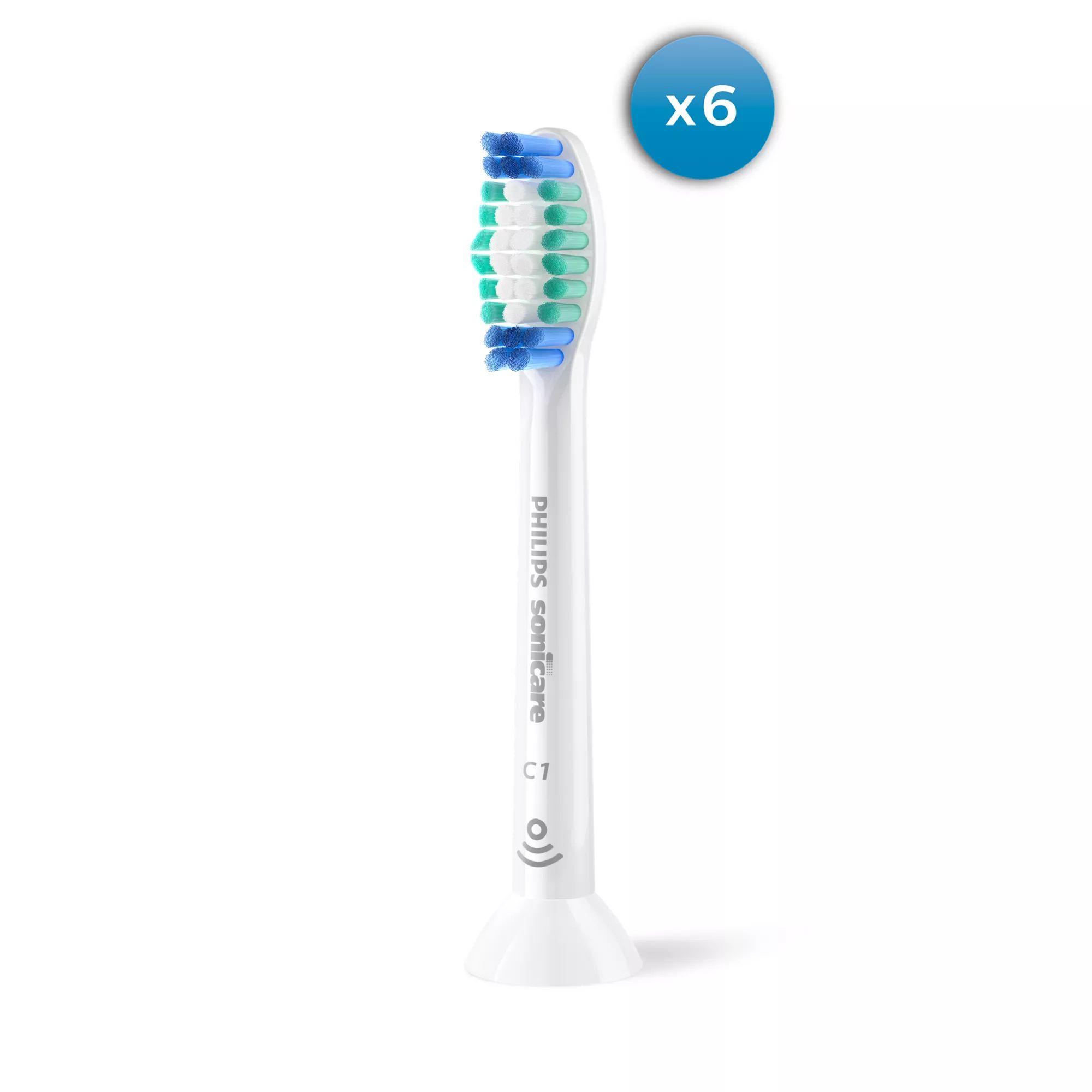Cabeças de Escova de Dentes PHILIPS C1 ProResults HX6016/87 (Branco)