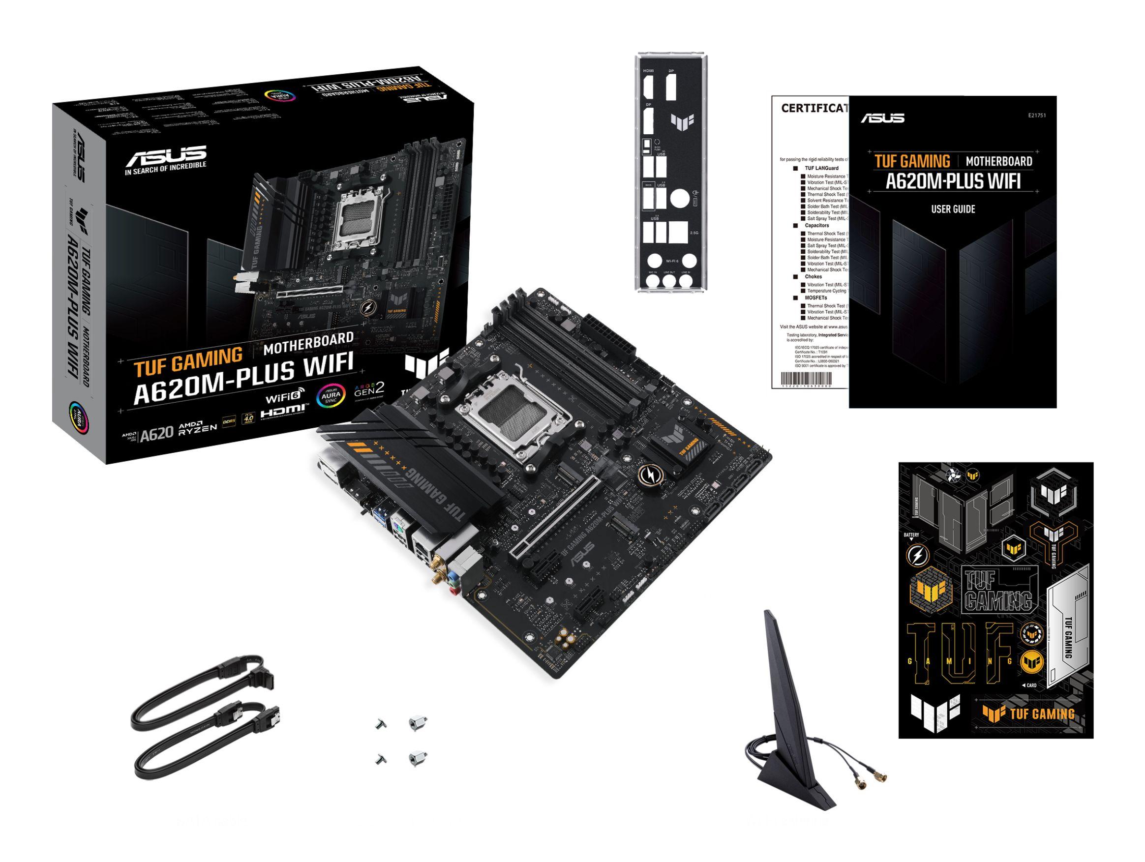 Motherboard ASUS TUF GAMING A620M-PLUS WIFI (AM5 - AMD Ryzen 7000 Series - micro-ATX), miniatura 10