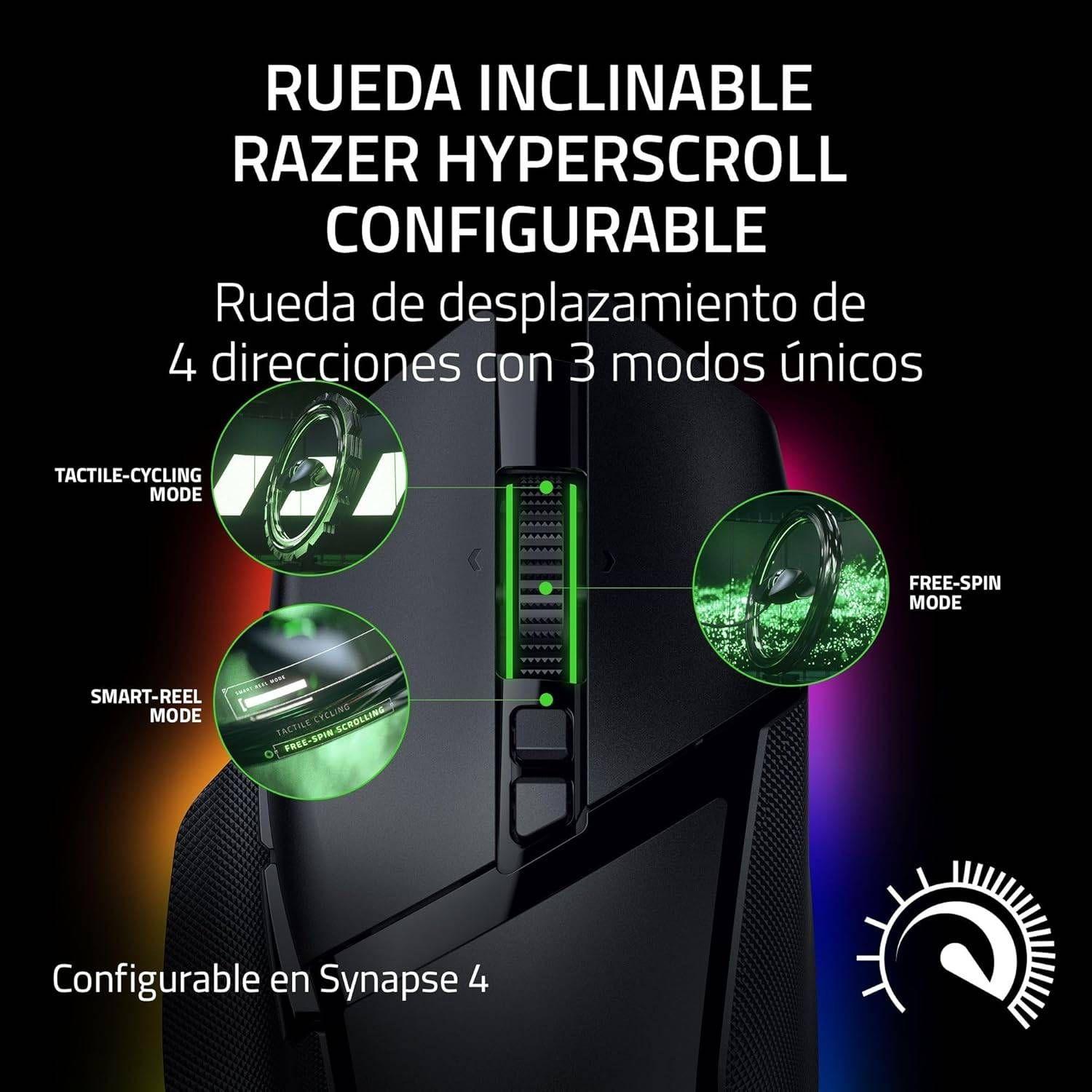 Rato RAZER Basilisk V3 Pro 35K (Mão direita - 35000 DPI - Ótico - Preto) — miniatura 6