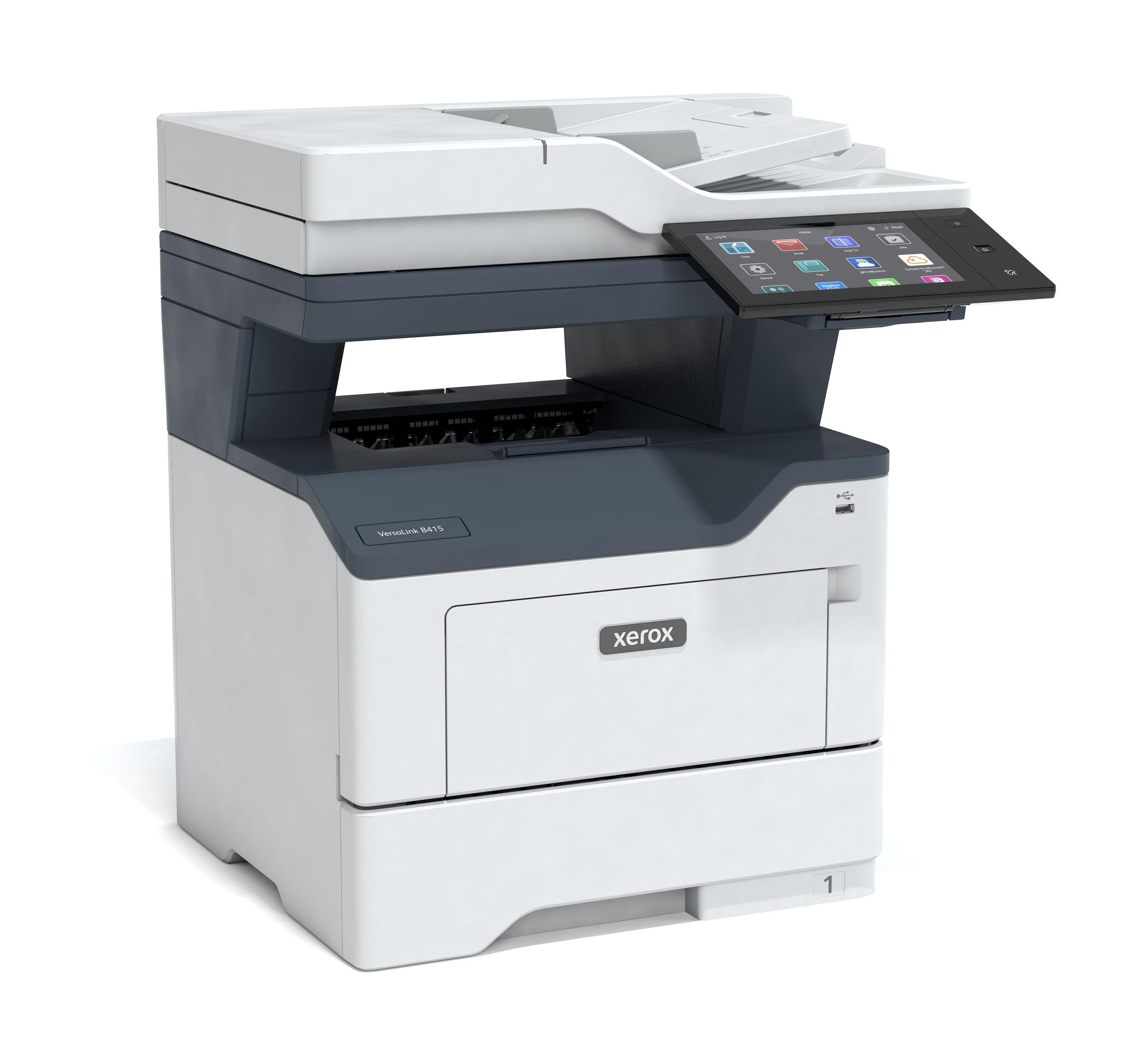 Impressora Multifuncional Laser XEROX VersaLink B415V_DN (A4 - Impressão a preto e branco - 650 folhas - Cinzento e Branco) — miniatura 3