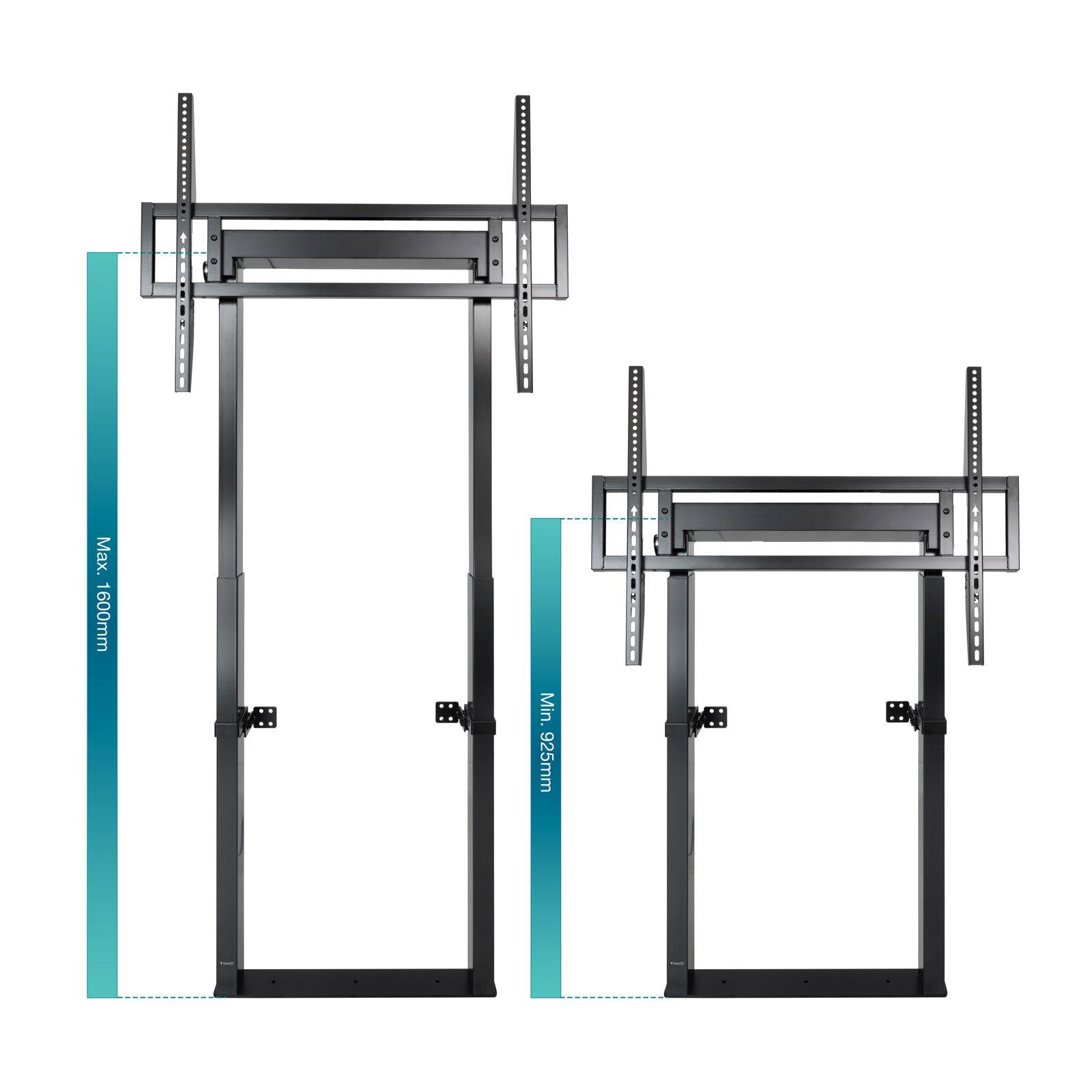 Suporte de Chão/Parede para TV TOOQ Hiperión FS2280M-B (800 x 600 mm - 200 x 200 mm - 2,54 m - Preto), miniatura 2