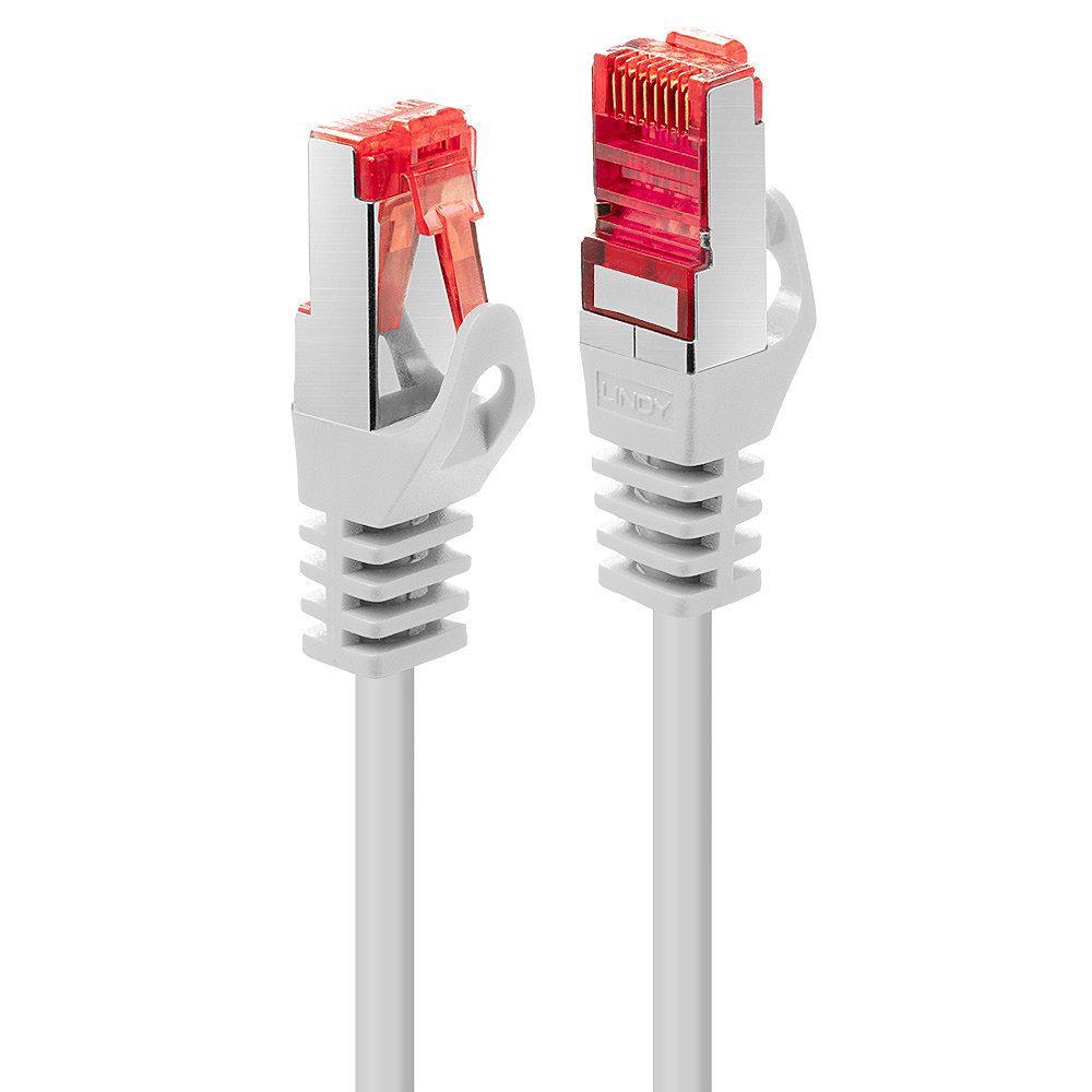 Cabo de Rede LINDY 47381 (0,5 m - Cat6 - Branco)