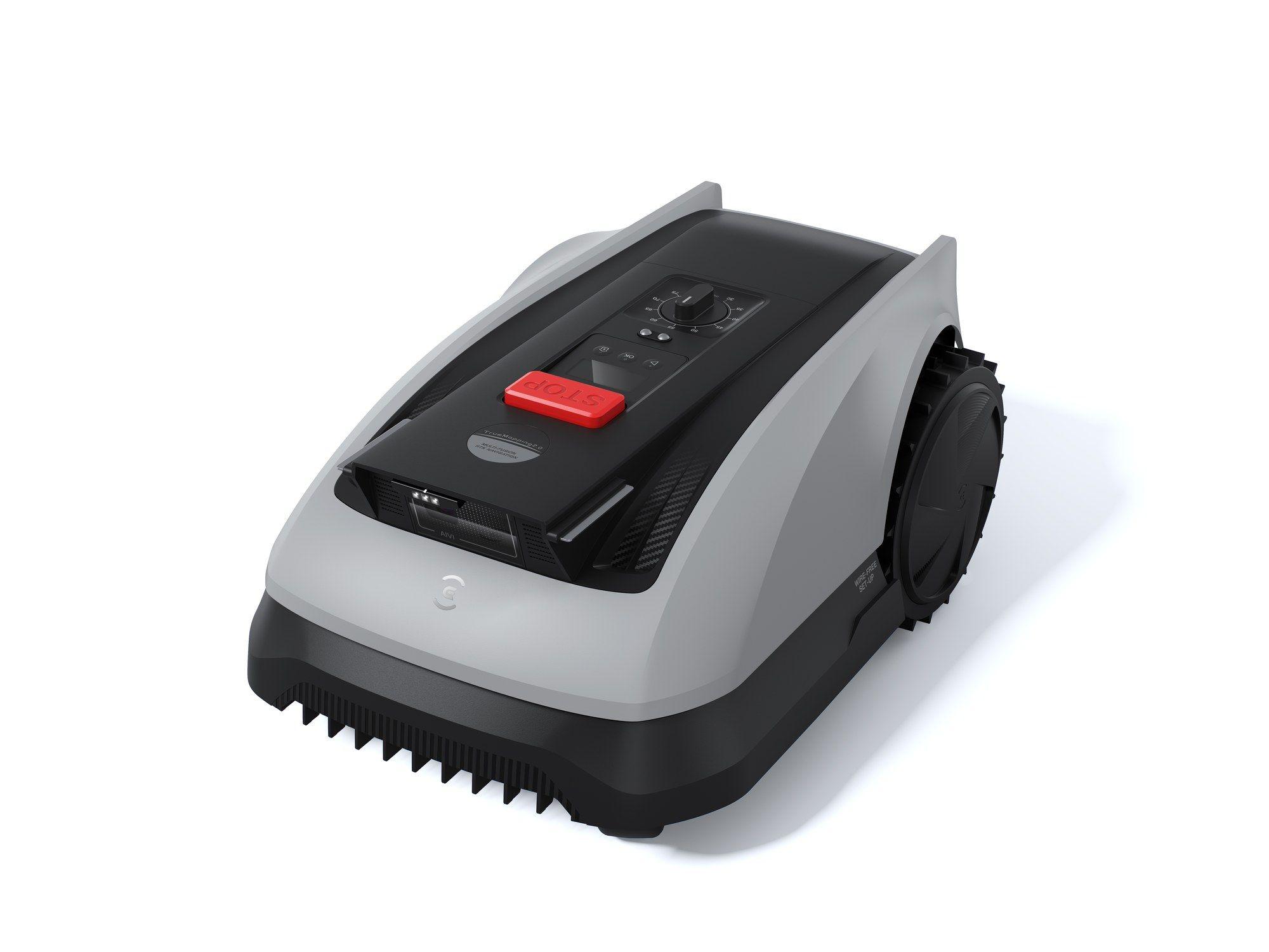 Cortador de Relva Robótico ECOVACS GOAT O600 RTK (600 m² - Bateria 2,5 Ah - Preto e Cinzento)