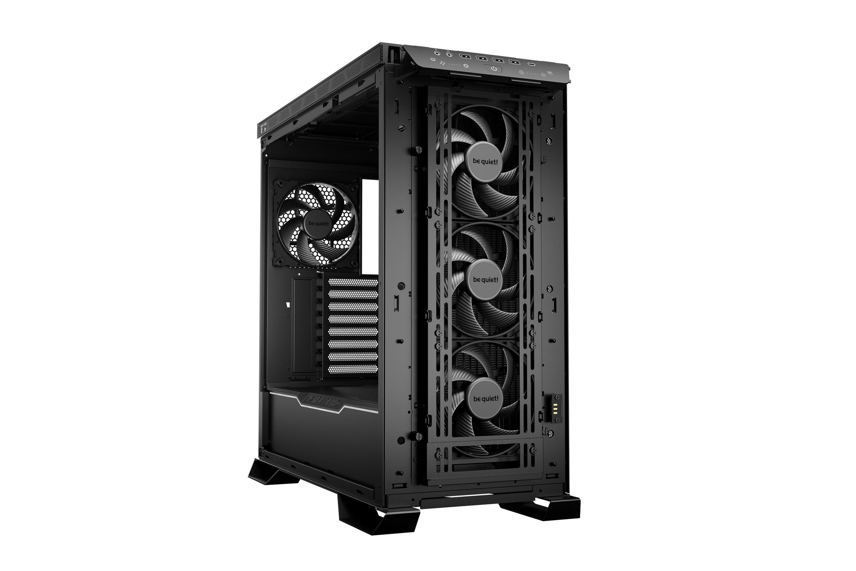 Caixa PC BE QUIET! DARK BASE PRO 901 (Full Tower - Alumínio, Vidro, Aço - 19 cm - Preto) — miniatura 4