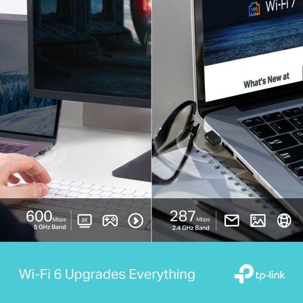 Adaptador USB Wi-Fi TP-LINK ARCHER TX10UB NANO (600 Mbit/s - Banda dupla - Preto), miniatura 4