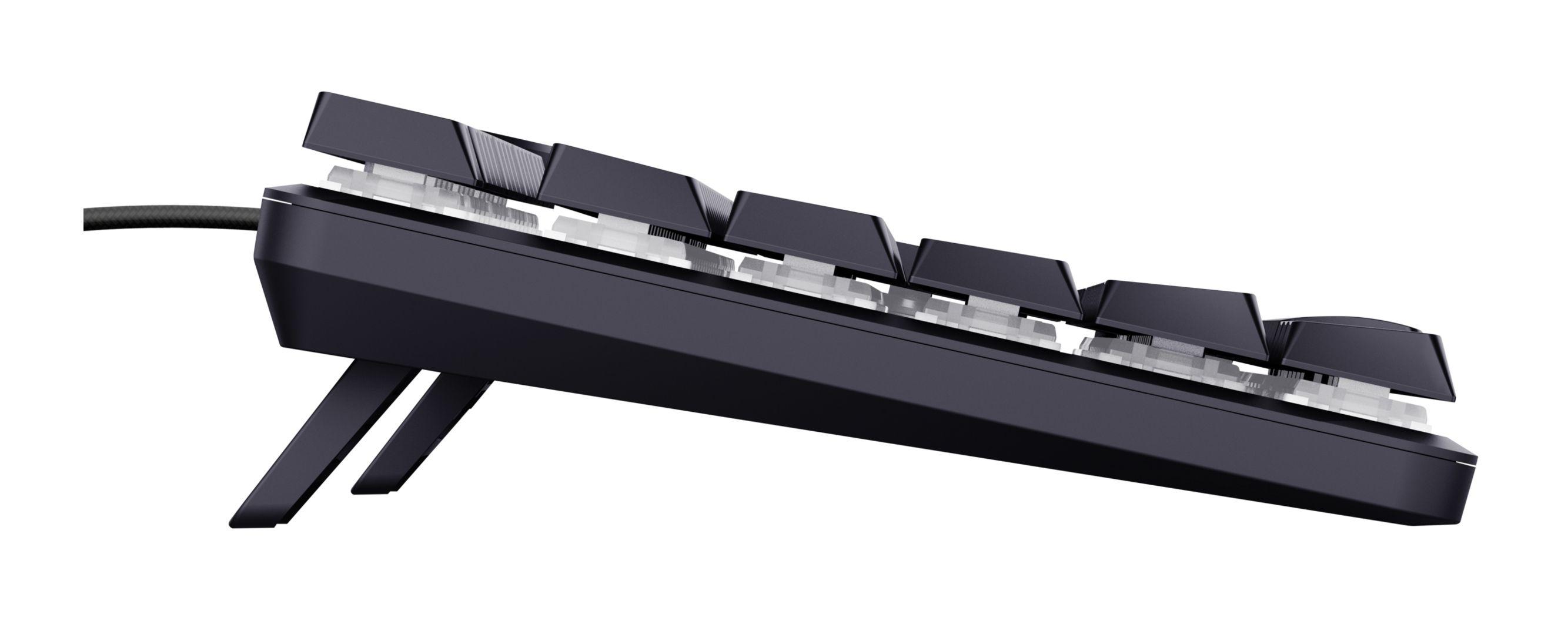 Teclado TRUST GXT 866 Torix (Estados Unidos - Huano White lineares - Tamanho completo - Preto), miniatura 4