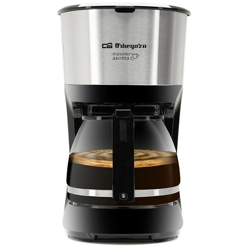Máquina de Café de Filtro ORBEGOZO CG4512 (Café moído - 750 W - Preto/Inox)