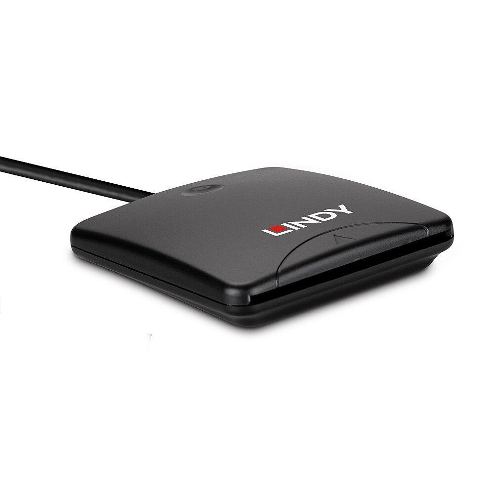Leitor de Cartões Magnéticos LINDY 43407 (USB - Cabo de 1,2 m - Preto) — miniatura 5