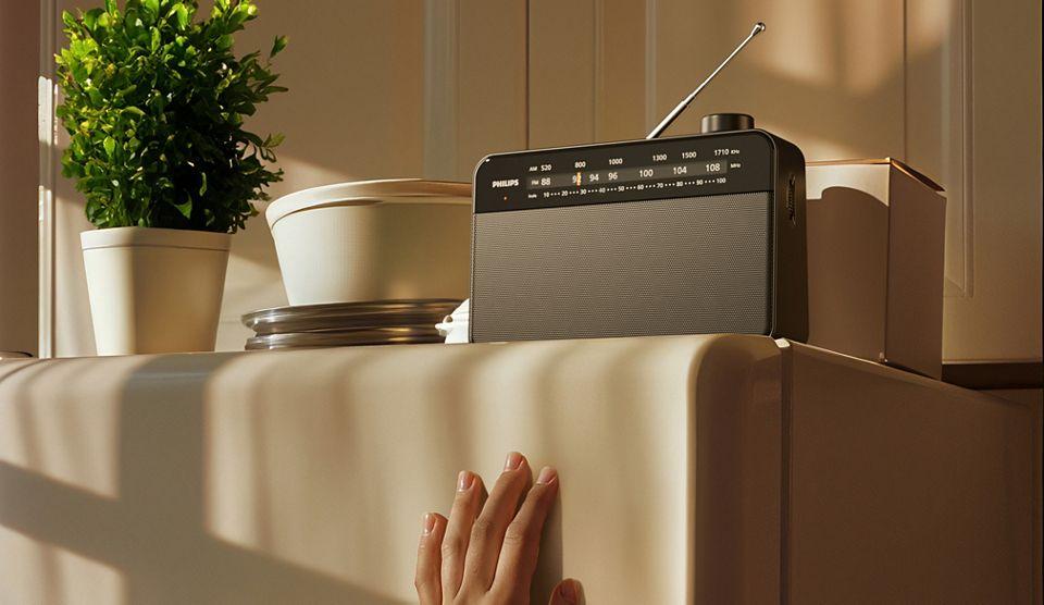 Rádio Portátil PHILIPS TAR2509/10 (40" - 0,3 W - AC - Preto) — miniatura 8