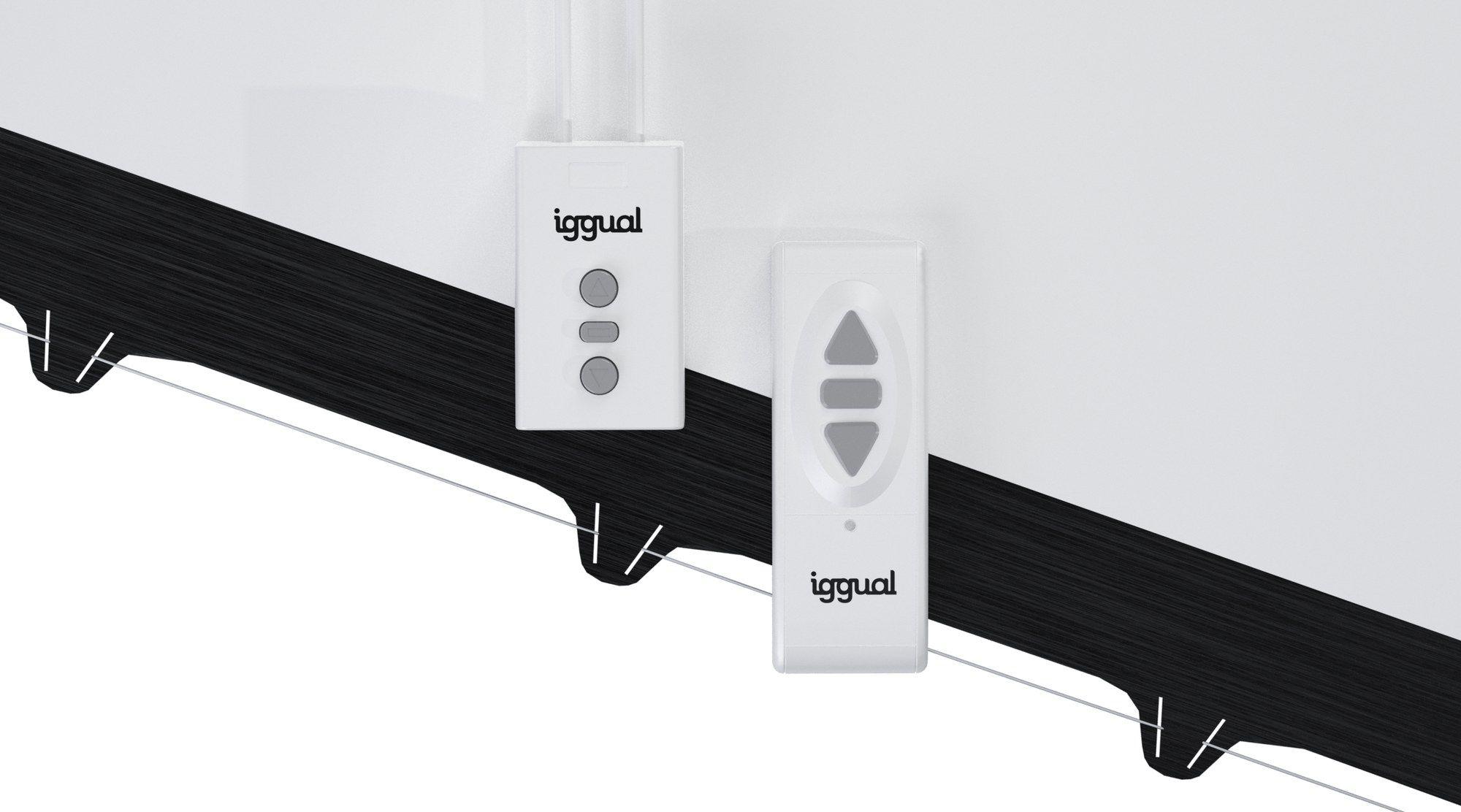 Ecrã de Projeção Elétrico IGGUAL PSIXS203 (92" - Branco) — miniatura 12