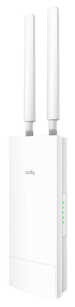 Ponto de Acesso Exterior CUDY AP1200-Outdoor (1167 Mbps - 2,4 GHz e 5 GHz - Ethernet RJ-45 - Branco)