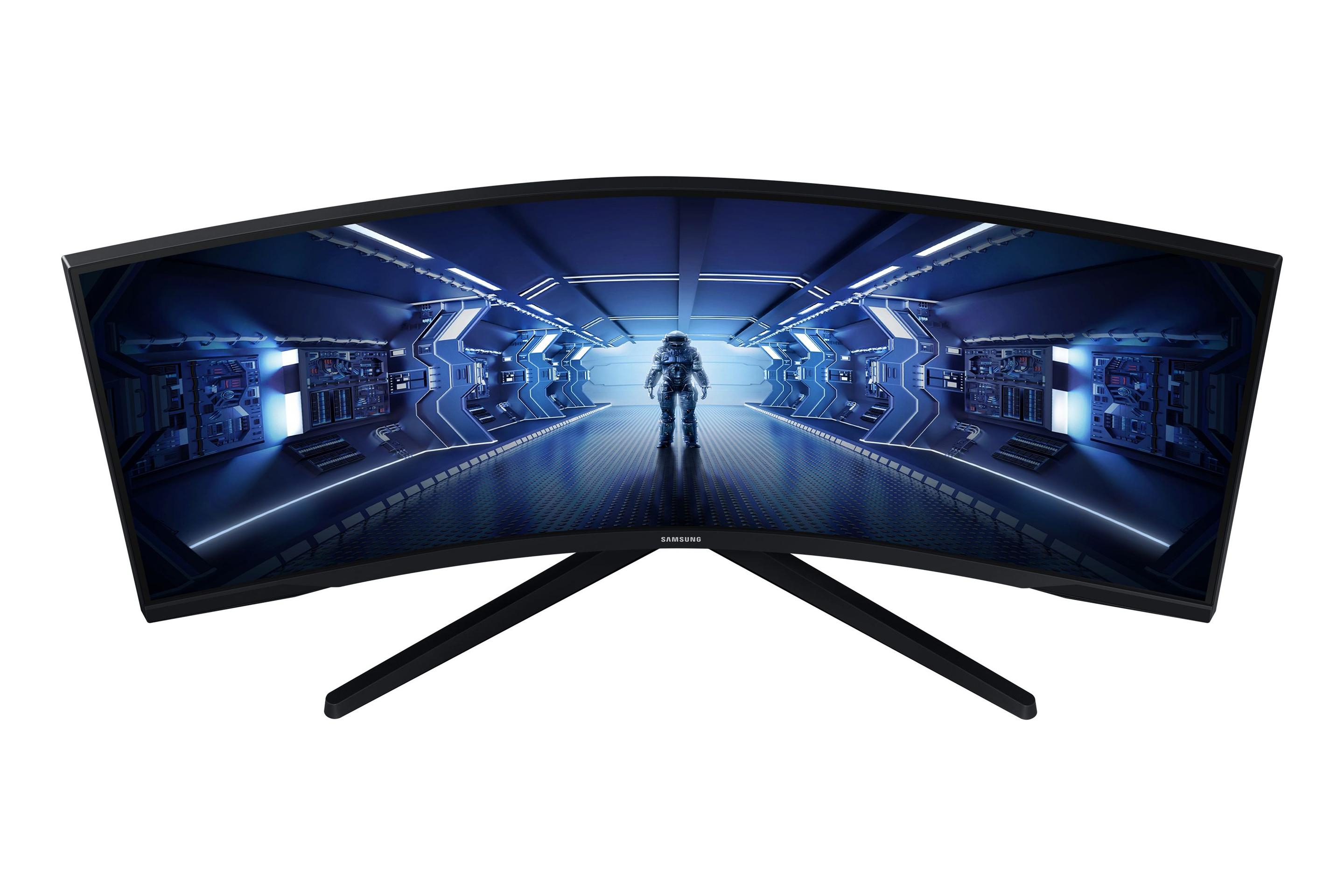 Monitor SAMSUNG Odyssey G5 LC34G55TWWPXEN (34" - VA - 165 Hz - Preto) — miniatura 7