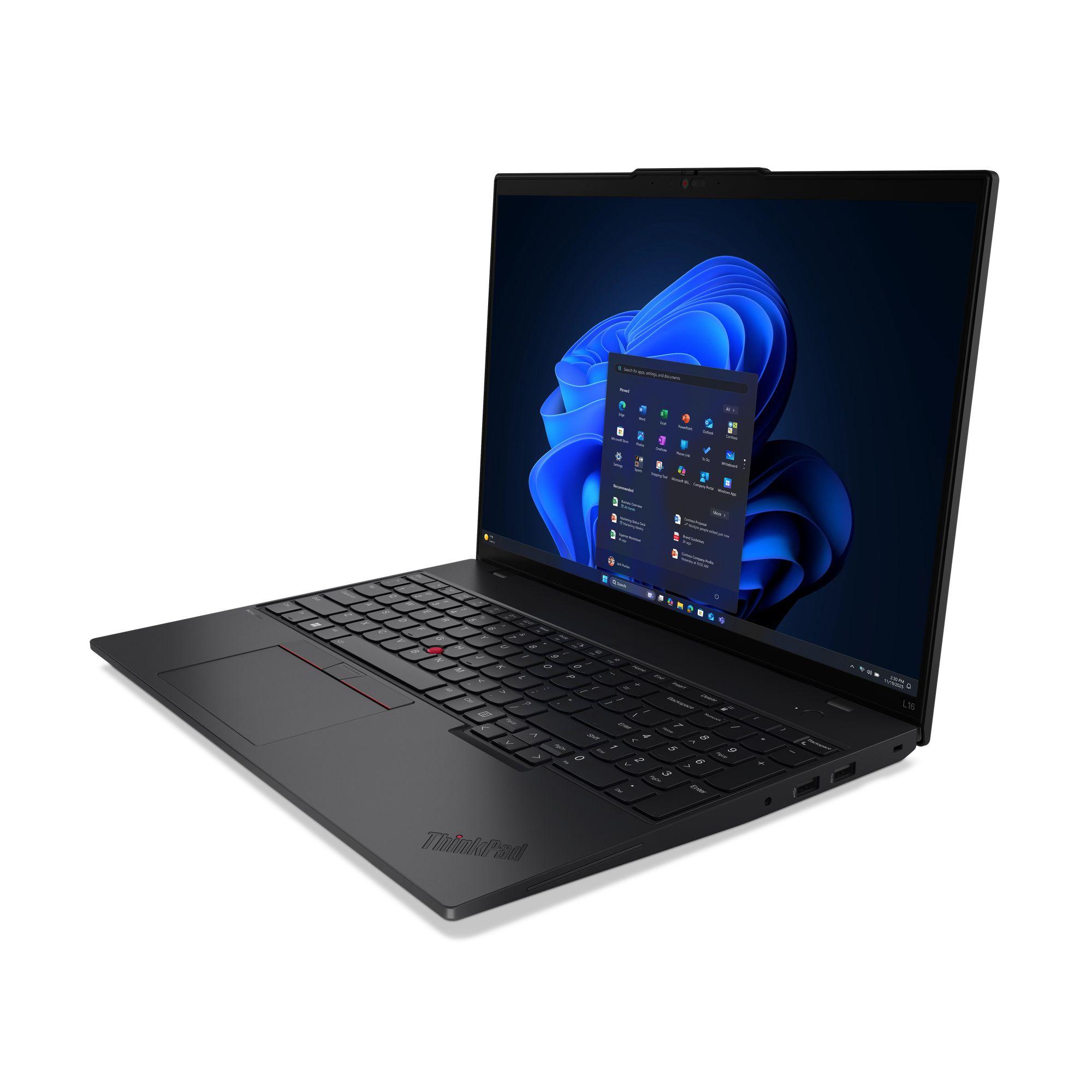 Computador Portátil LENOVO ThinkPad L16 G2 (21SA0016GE) (Core Ultra 5 225U - 16GB - 512GB SSD - 16" - Layout DE - Preto), miniatura 4