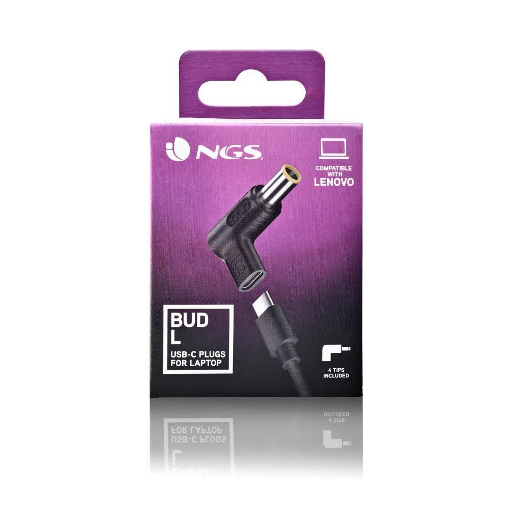 Adaptador USB-C para Portátil NGS BUD-L (Lenovo - Preto), miniatura 4