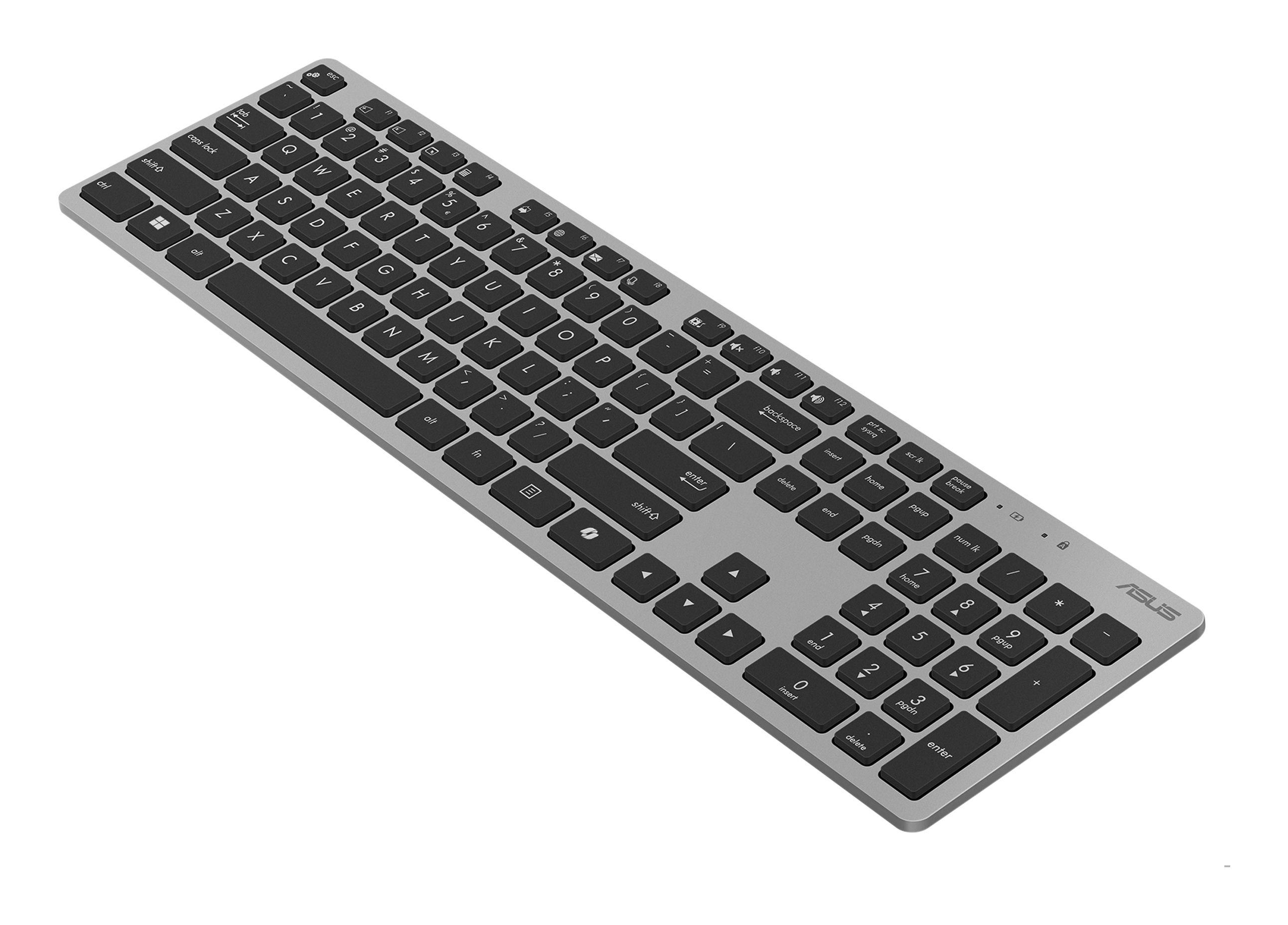 Conjunto Teclado e Rato ASUS W5000 (Espanhol - Tamanho completo - RF Wireless - Preto e Cinzento) — miniatura 4