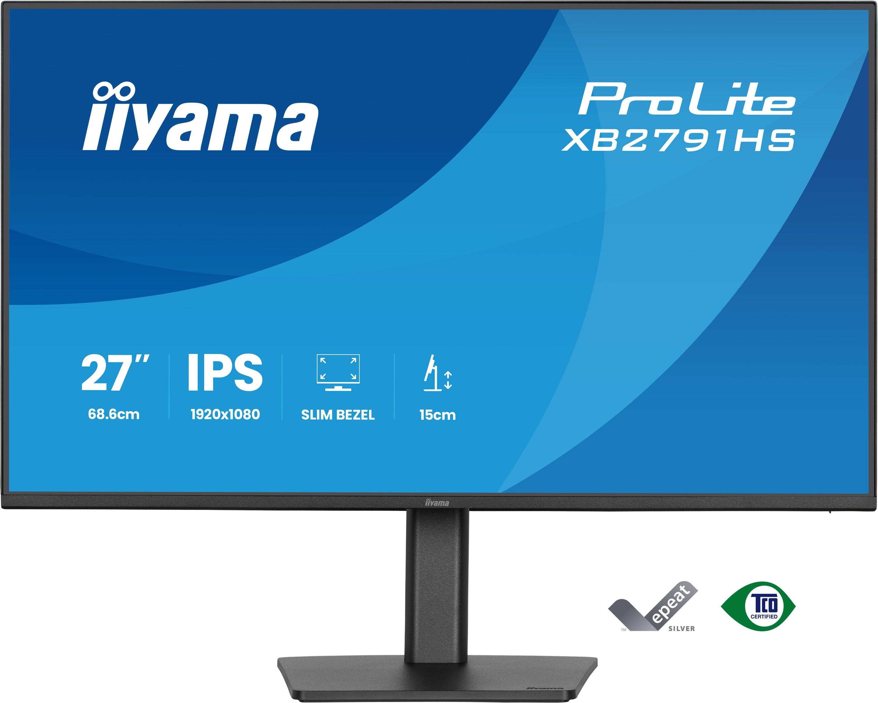 Monitor IIYAMA ProLite XB2791HS-B1 (27" - IPS - 120 Hz - Preto) — miniatura 2