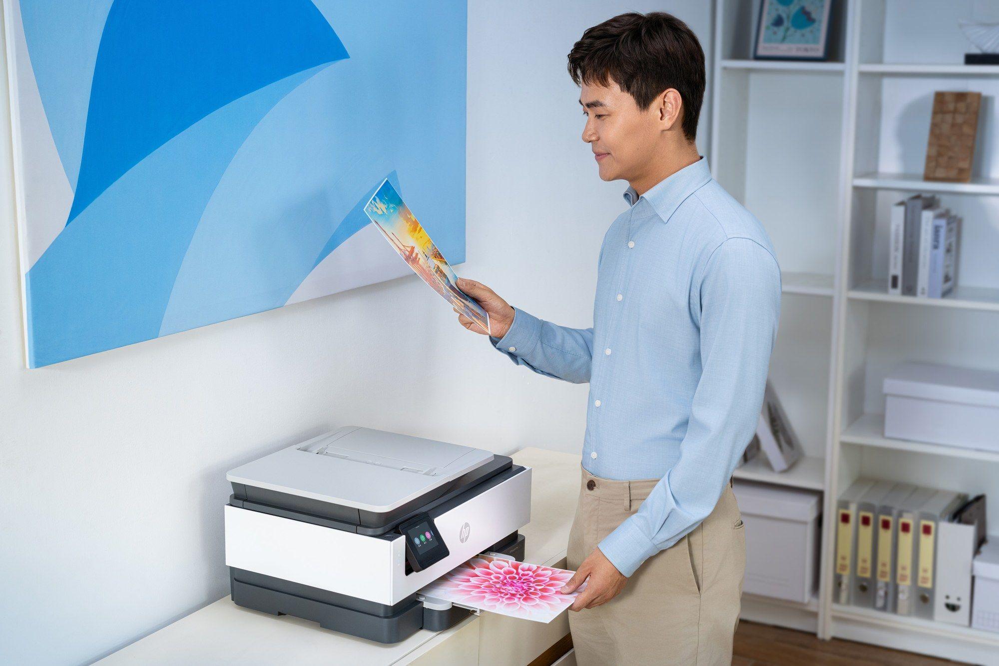 Impressora Multifunções HP OfficeJet Pro 8122 (A4 - Impressão a cores - 225 folhas - Cinzento) — miniatura 8