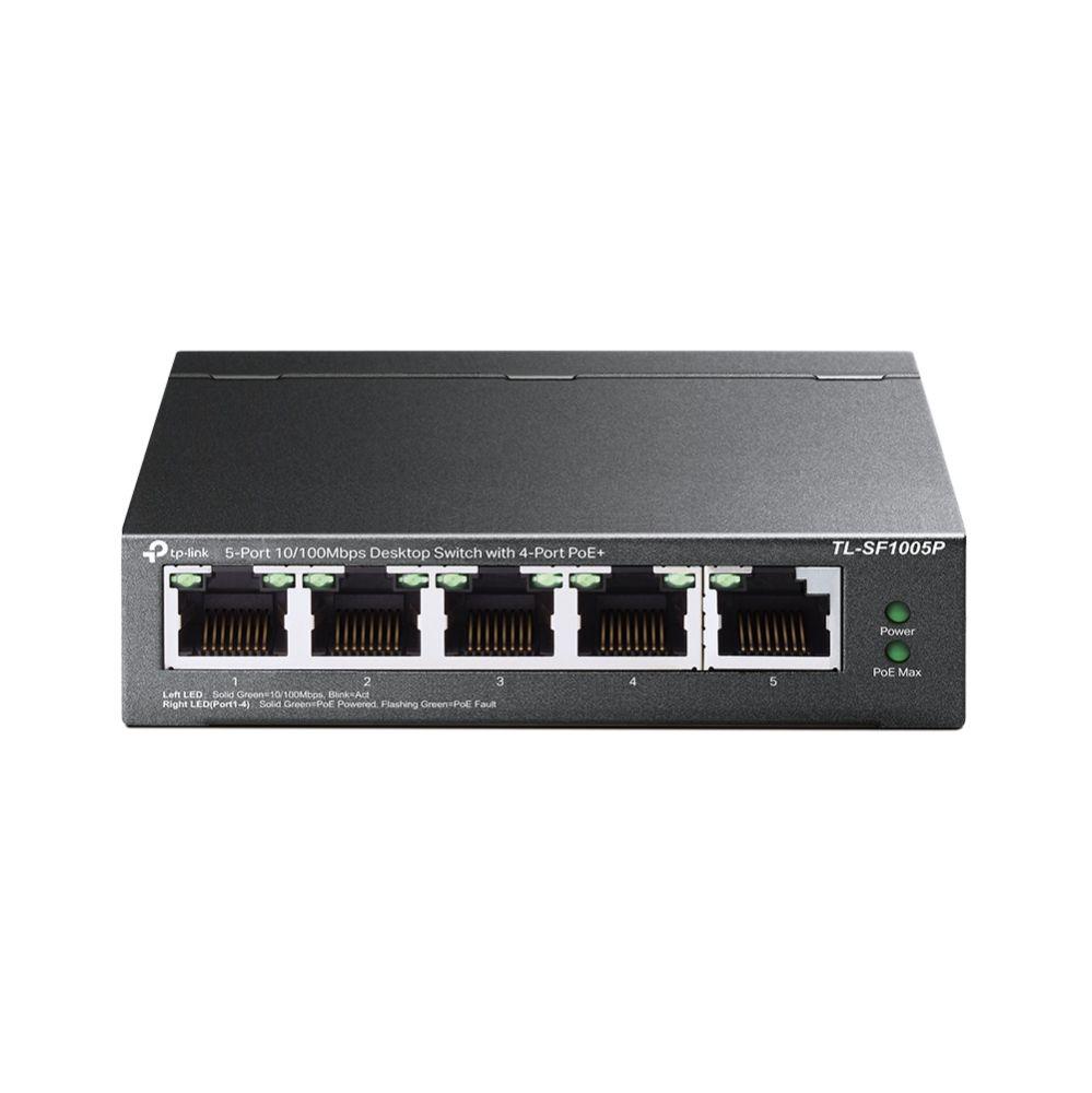 Switch de Rede TP-LINK TL-SF1005P (Fast Ethernet - 1 Gbit/s - Preto), imagem 1