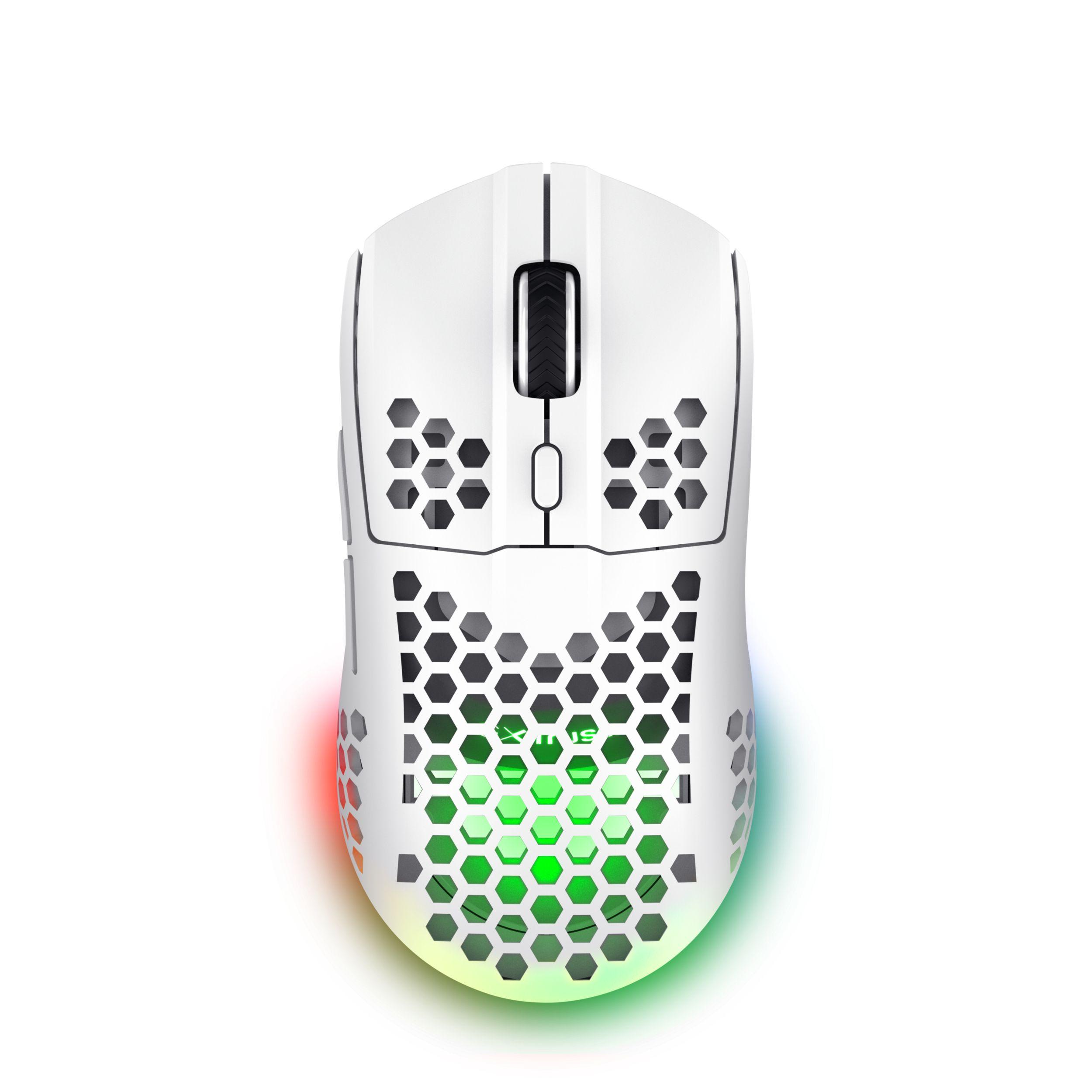 Rato TRUST GXT 929W Helox (Mão direita - 4800 DPI - Ótico - Branco) — miniatura 4