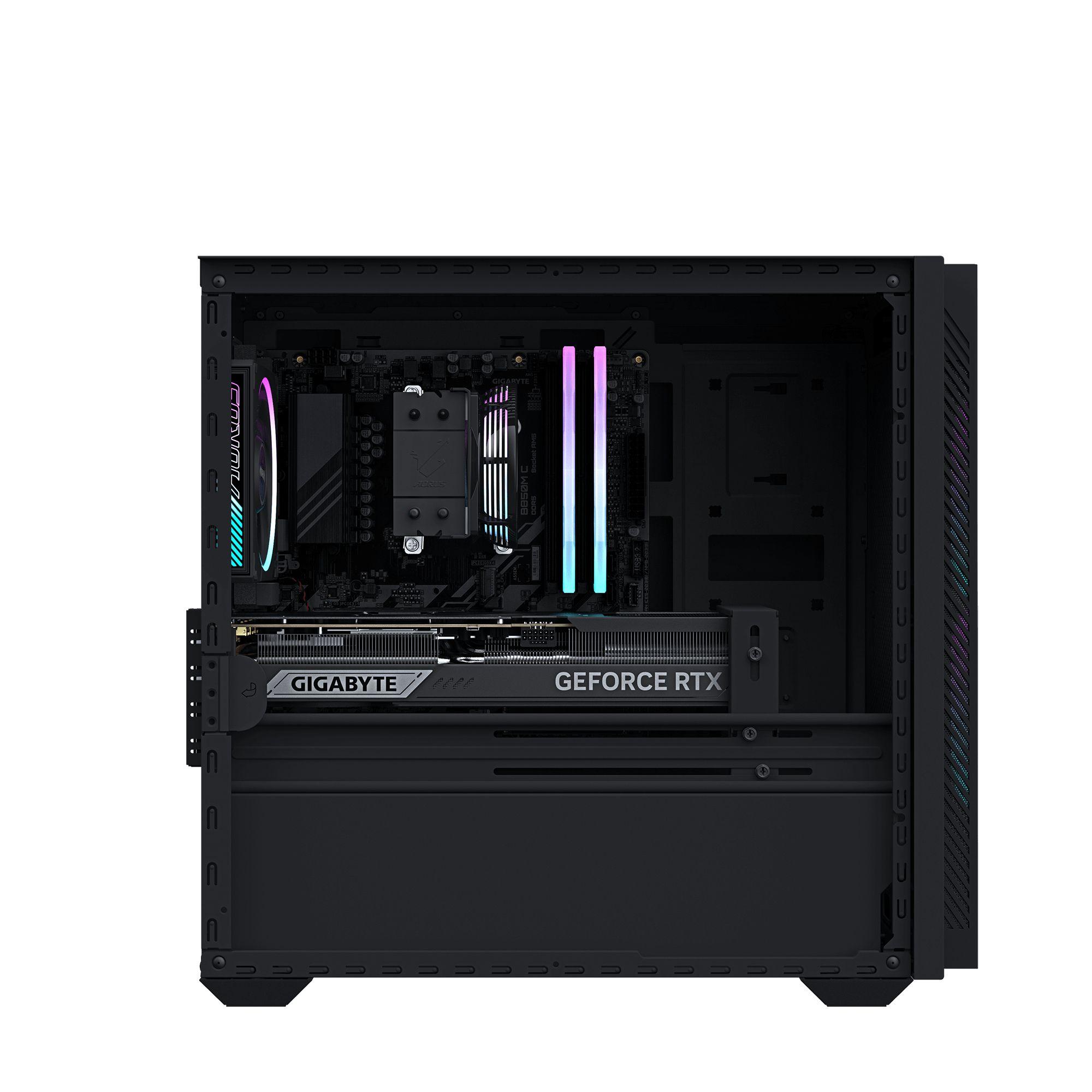 Computador Gaming GIGABYTE AORUS PRIME 3 AP3A7N6T-5110 (Windows 11 Home - AMD Ryzen 7 - 9700X - Preto) — miniatura 5