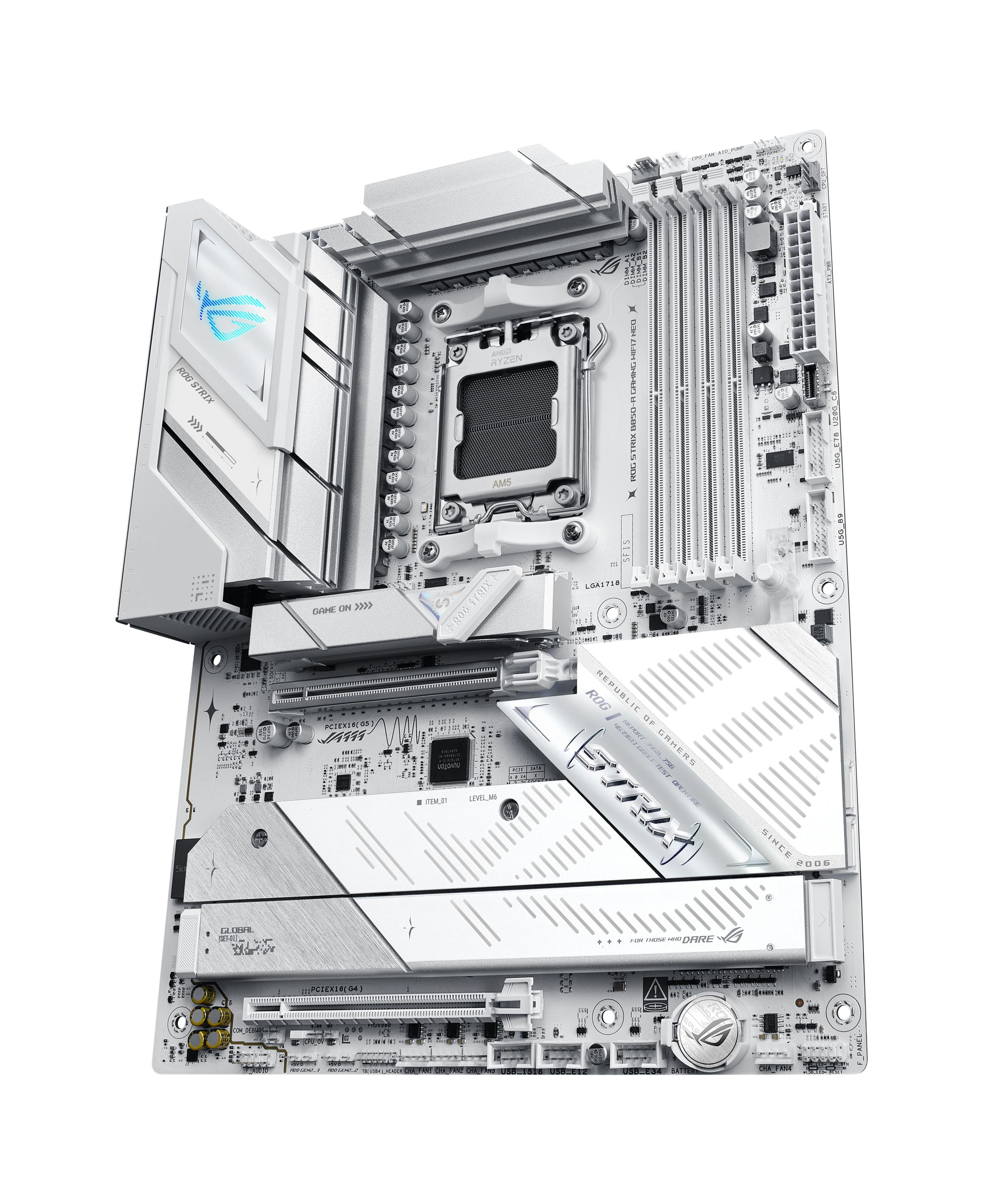 Motherboard ASUS ROG STRIX B850-A GAMING WIFI7 NEO (AM5 - ATX - Duplo canal - Branco), miniatura 4