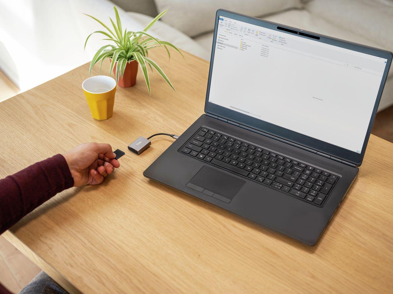 Leitor de Cartões TRUST Dalyx Fast USB-C (USB 3.2 Gen 1 Type-C - Até 104 MB/s - Alumínio) — miniatura 6