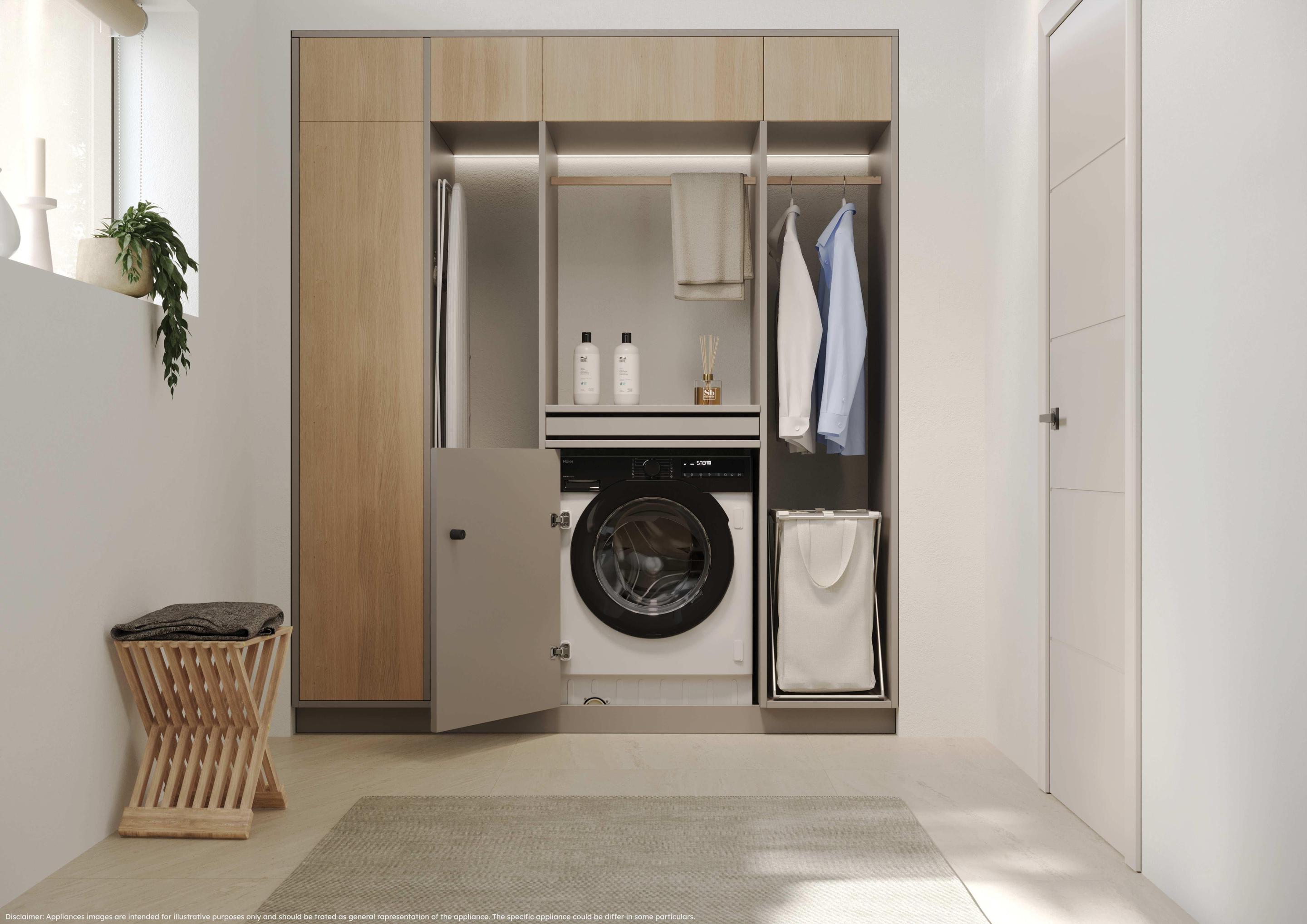 Máquina de Lavar Roupa Encastre HAIER BHA6S69M6DB9JS (1600 RPM - B - 46 l - Classe A), miniatura 5