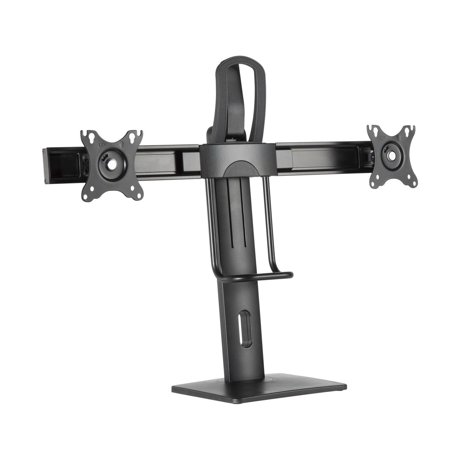 Suporte de Secretária para 2 Monitores AISENS DT27TSR-065 (17-27" - 6 kg por monitor - Preto) — imagem 1