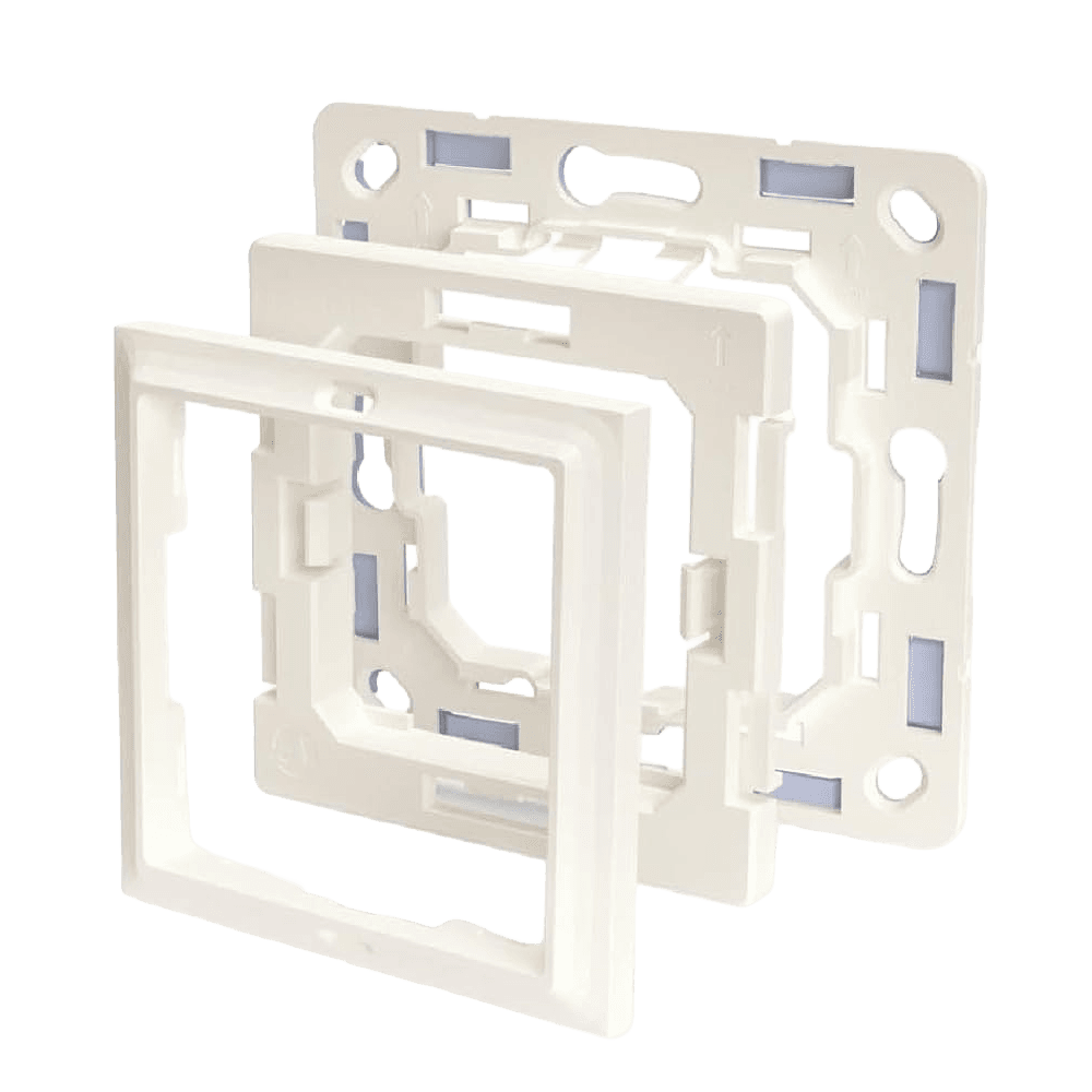 Interruptor SHELLY BLU Wall Switch 4 + Adaptador Legrand (Plástico - Marfim)