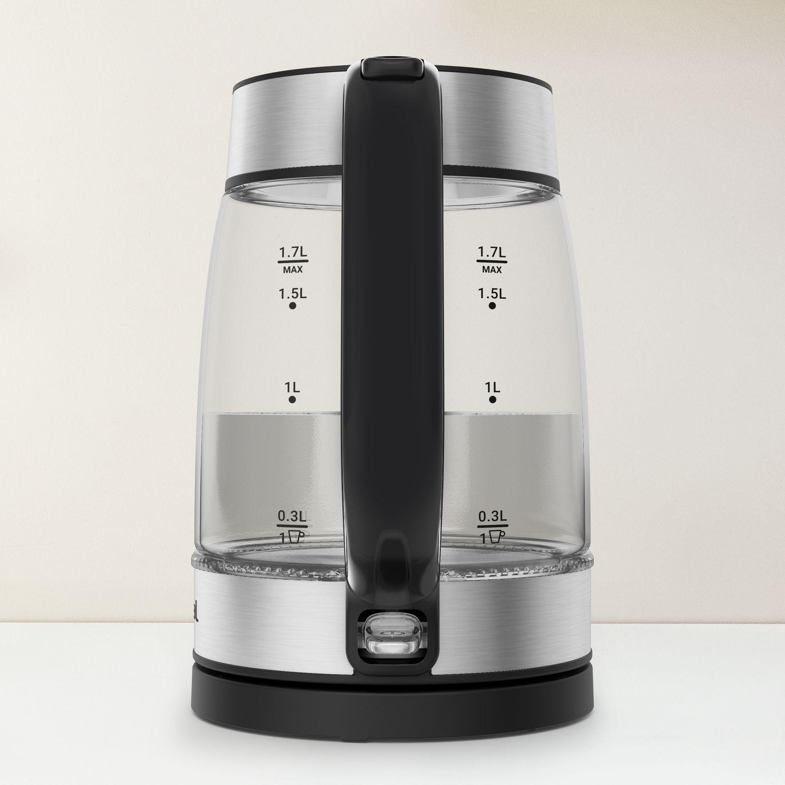Jarro Elétrico TEFAL KI605830 (2200 W - 1,7 l - Vidro - Preto/Prateado/Transparente) — miniatura 2