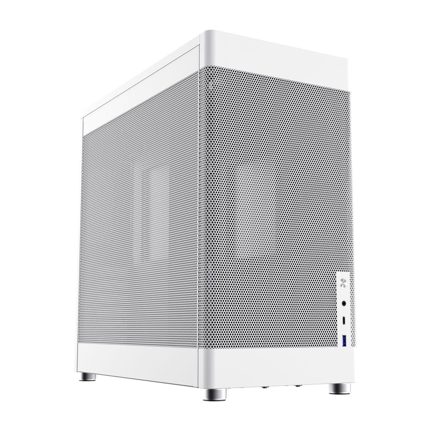 Caixa ATX COOLBOX MESH MP1 (ATX, Micro ATX, Micro-ITX - Torre - SGCC - Branco)