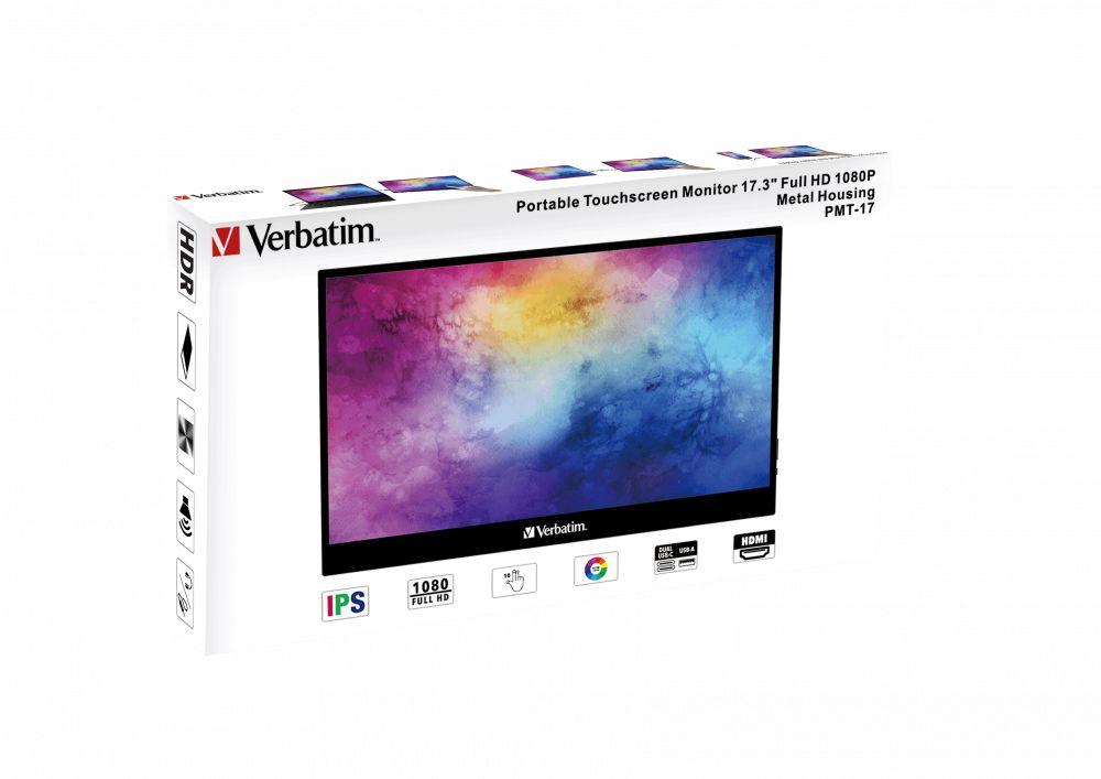Monitor VERBATIM PMT-17 (17,3" - TFT/IPS - 60 Hz - Preto) — miniatura 4