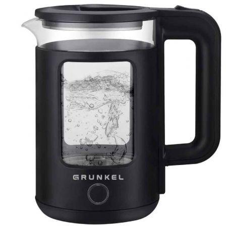 Chaleira Elétrica GRUNKEL HV-18CWPNG (1500 W - 1,8 L - Plástico, Aço - Preto e Transparente)