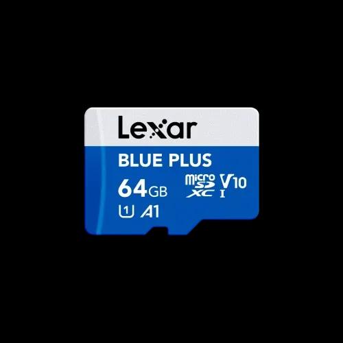 Cartão de Memória LEXAR BLUE PLUS (64GB - 100 MB/s - Azul)