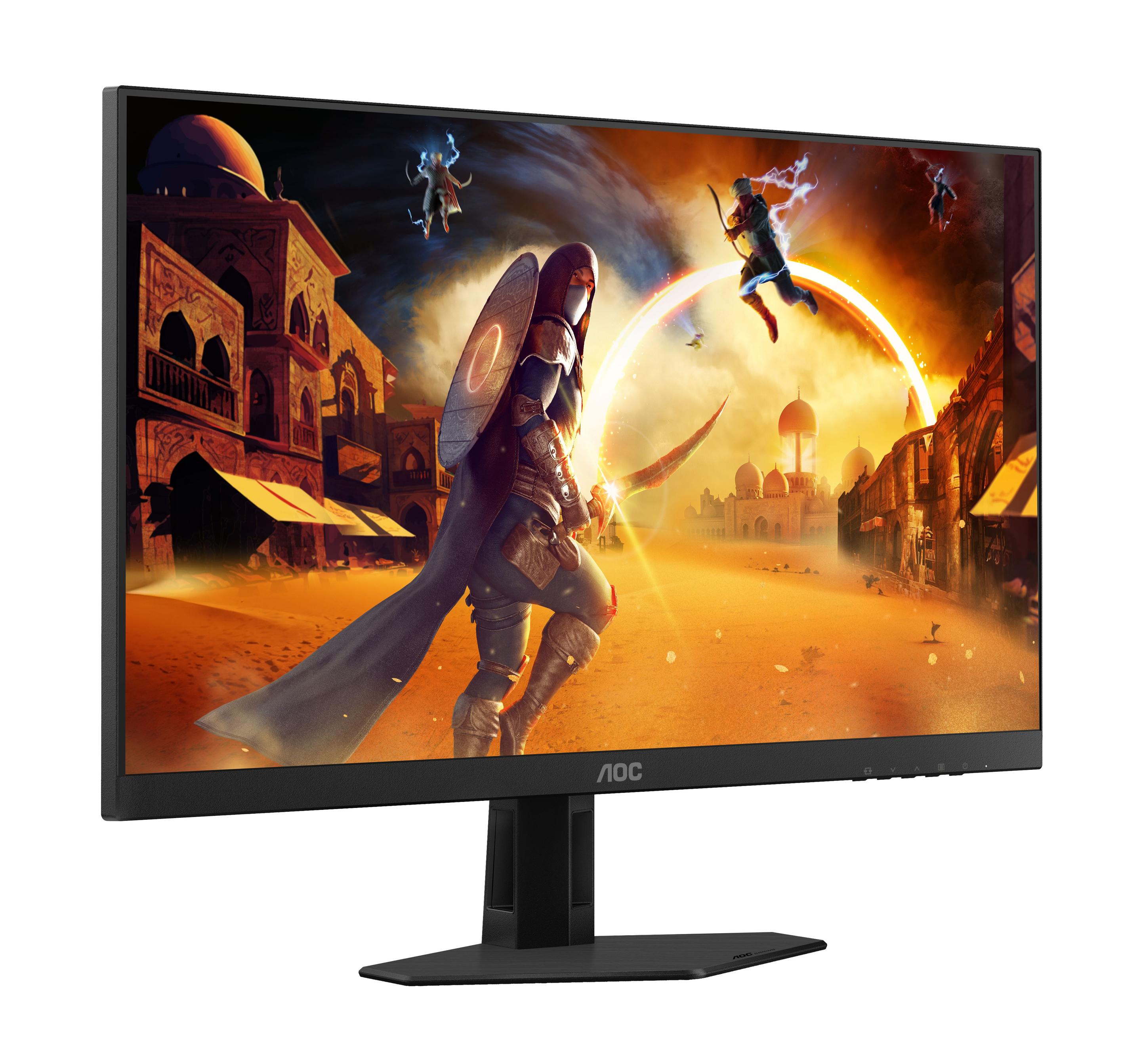 Monitor AOC 24G4HRE (23,8" - Fast IPS - 200 Hz - Preto e Vermelho) — miniatura 7