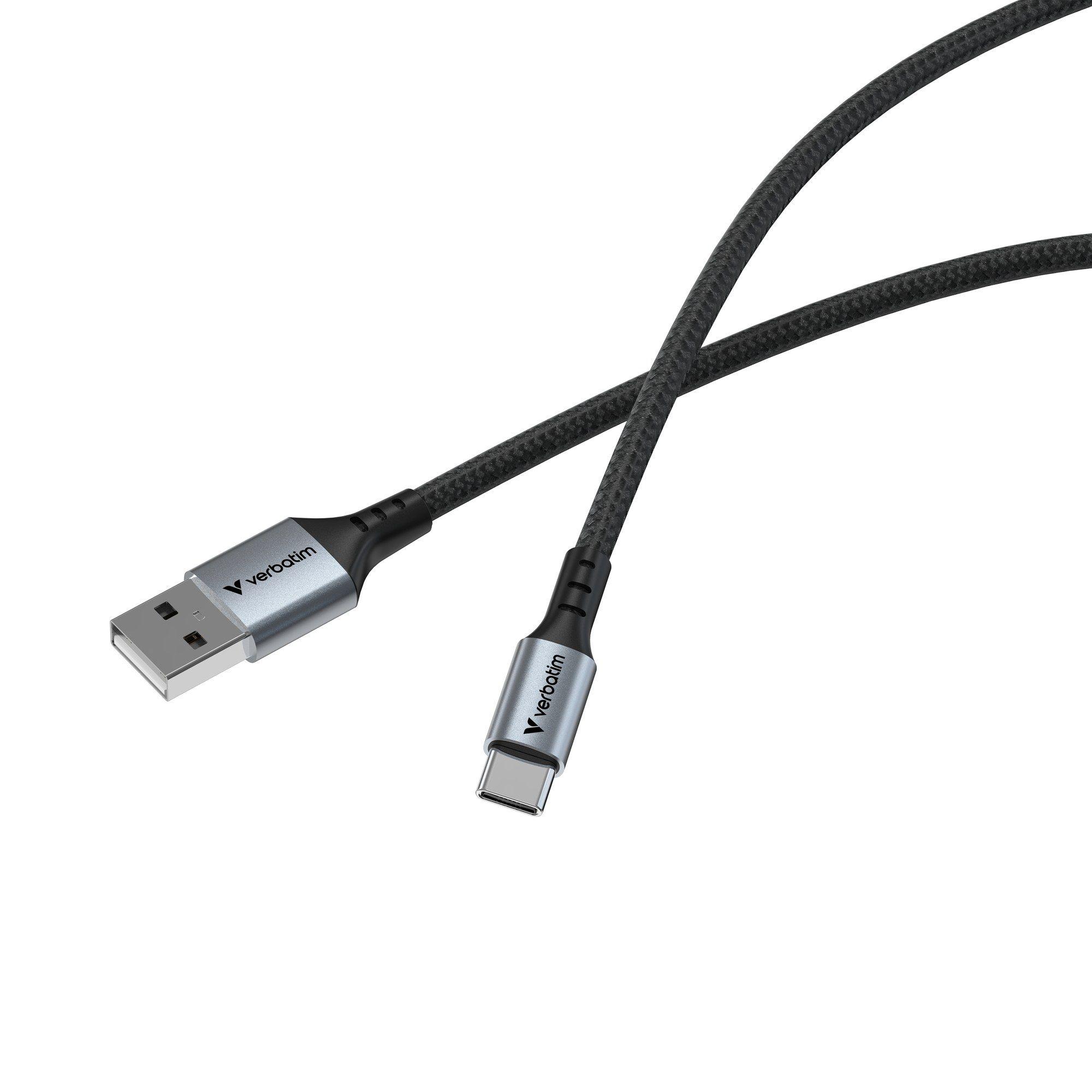 Cabo USB-A para USB-C VERBATIM 31843 (1,2 m - USB A - USB C - Preto), miniatura 2