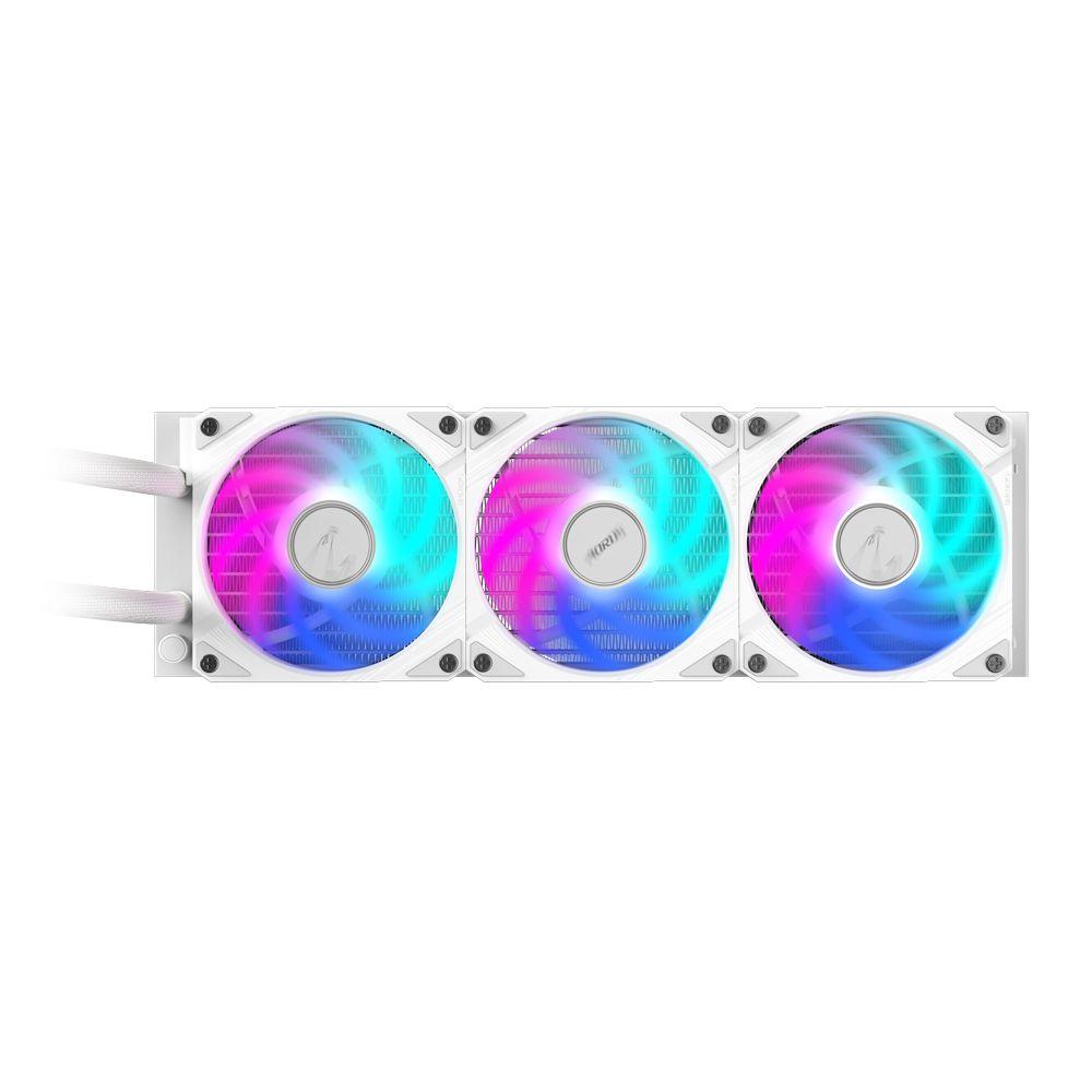 Sistema de Refrigeração Líquida Tudo-em-Um GIGABYTE AORUS WATERFORCE II 360 ICE (12 cm - 2300 RPM - Multi - Branco) — miniatura 4
