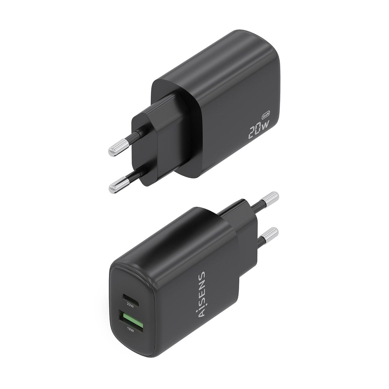 Carregador de Parede AISENS A110-0910 (20 W - Preto), miniatura 3