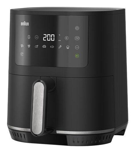 Fritadeira a Ar Quente BRAUN MultiFry 3 HF3030 (1500 W - 200 °C - 80 °C - Preto)