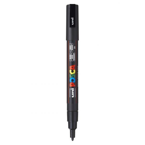 Marcador de Pintura POSCA PC-3M (Plástico - Preto), miniatura 2