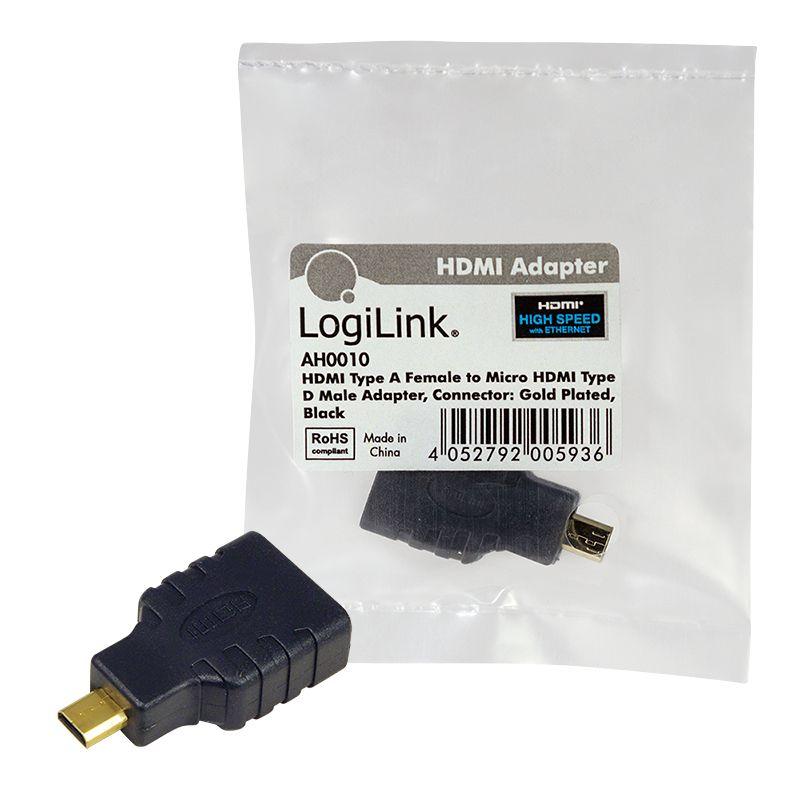 Adaptador HDMI LOGILINK AH0010 (Áudio, vídeo e dados Ethernet - 30 Hz - HDMI Tipo A - Preto), miniatura 5