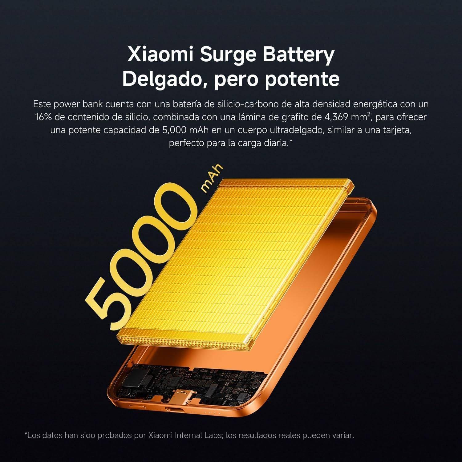 Powerbank Magnética XIAOMI UltraThin Magnetic Power Bank 5000 (5000 mAh - 15 W - USB Type-C - Prateado), miniatura 6