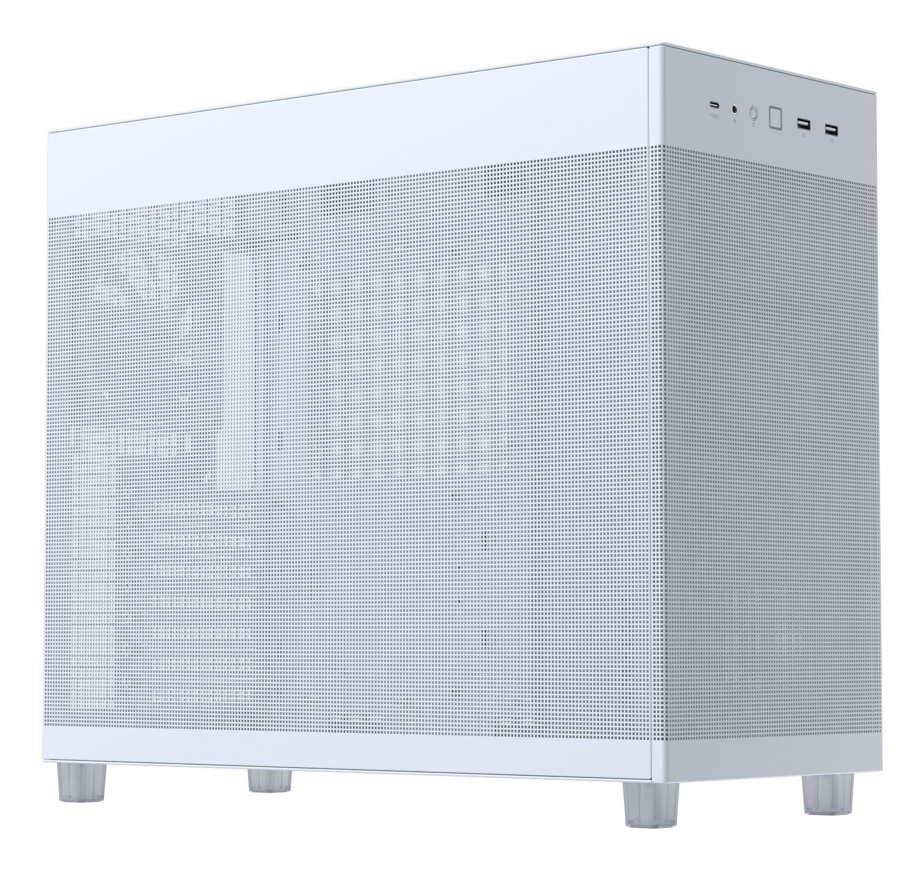 Caixa PC ASUS PRIME AP303 Mesh (ATX, micro-ATX, Mini-ITX - Midi Tower - Metal - Branco) — miniatura 3