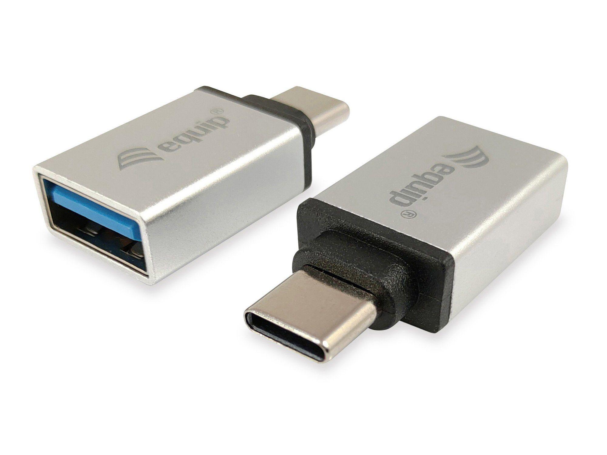 Kit de Adaptadores USB-C para USB-A EQUIP (USB Type A - USB Type C - Prateado), miniatura 3