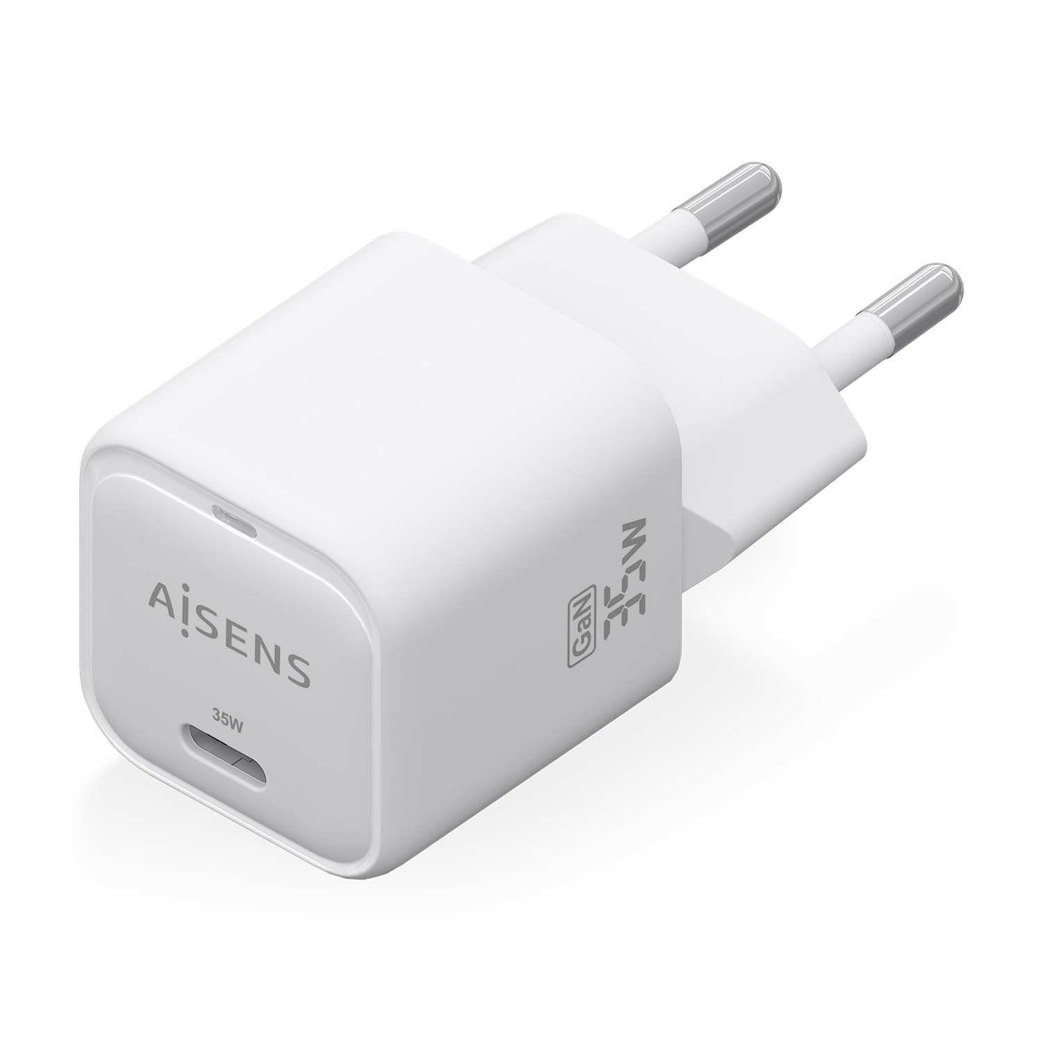 Carregador de Parede AISENS ASCH-35W1P022-W (35 W - Branco), miniatura 2