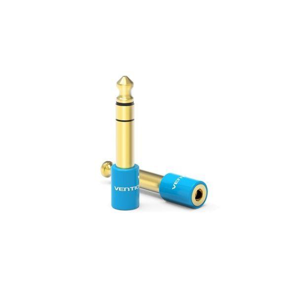 Adaptador de Áudio VENTION VAB-S01-L (Jack 6,5 mm macho para Jack 3,5 mm fêmea - Azul) — miniatura 2