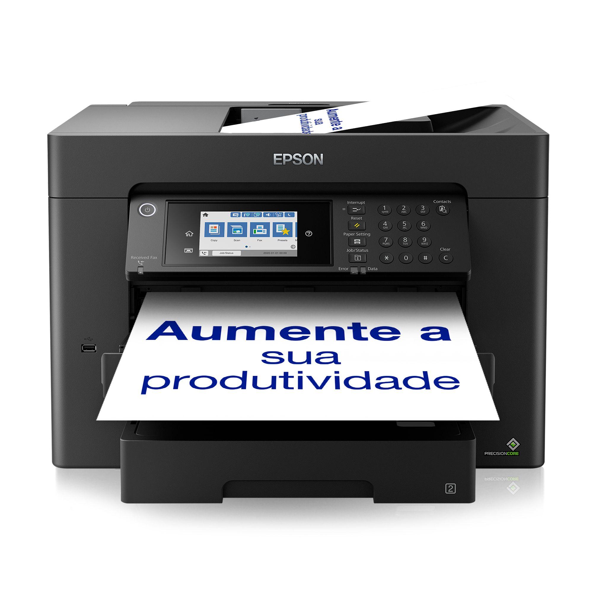Impressora Multifunções EPSON WorkForce WF-7840DTWF (A3 - Impressão a cores - 550 folhas - Preto) — miniatura 2