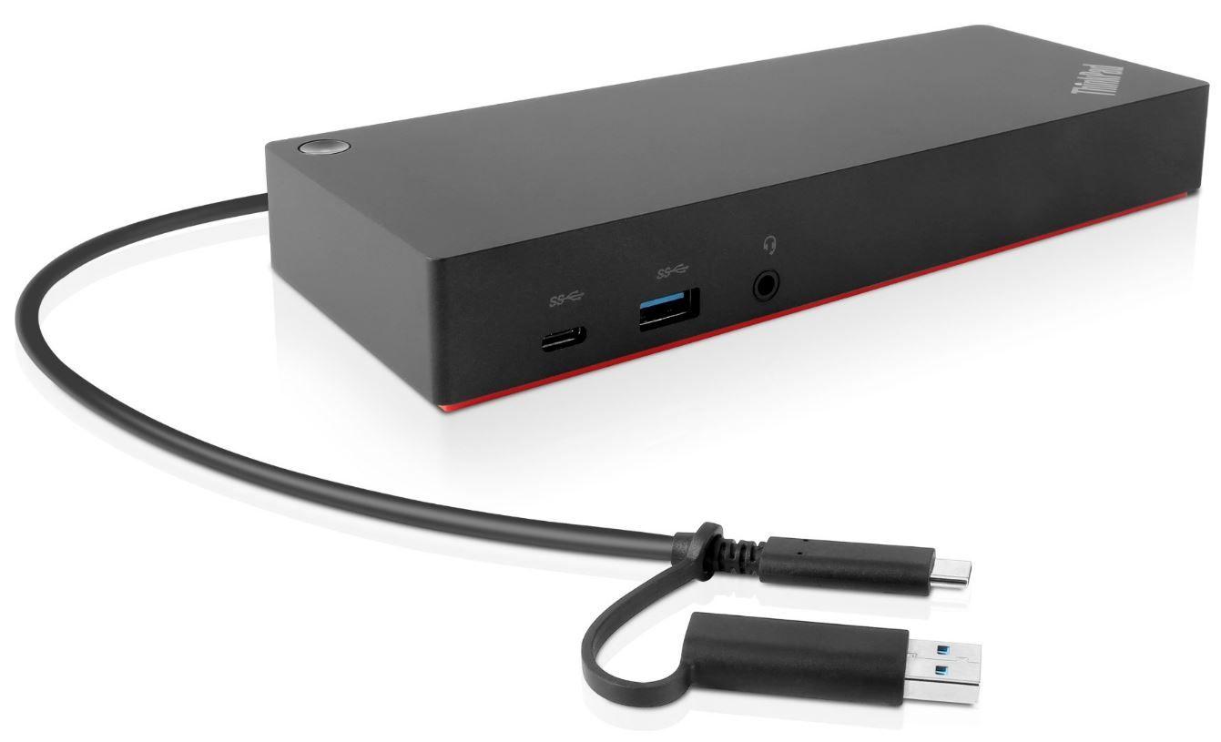 Base de Ligação LENOVO ThinkPad Hybrid USB-C / USB-A 40AF0135EU (Preto)