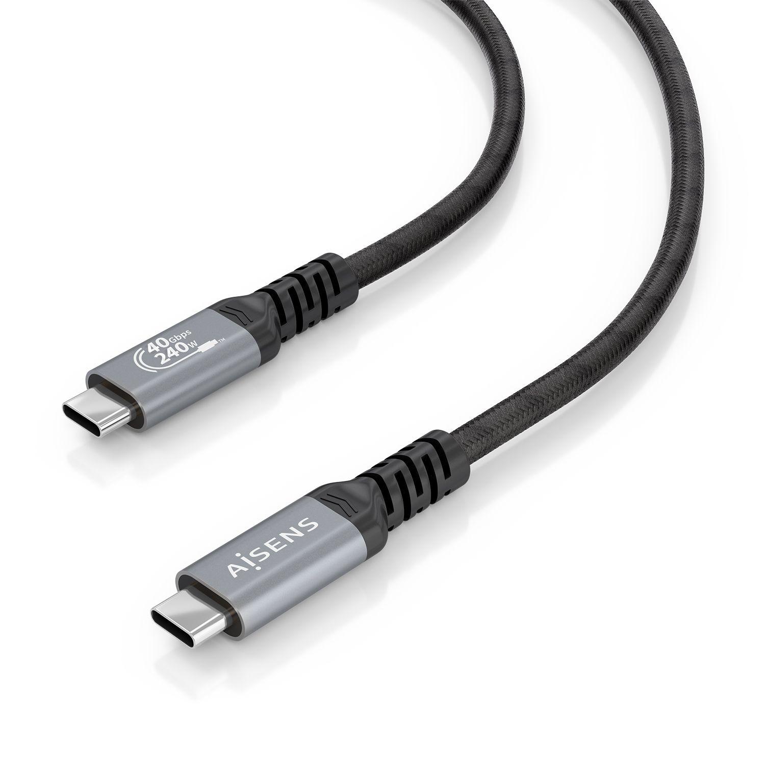 Cabo USB-C AISENS A156-0995 (1,5 m - USB C - Preto) — miniatura 3